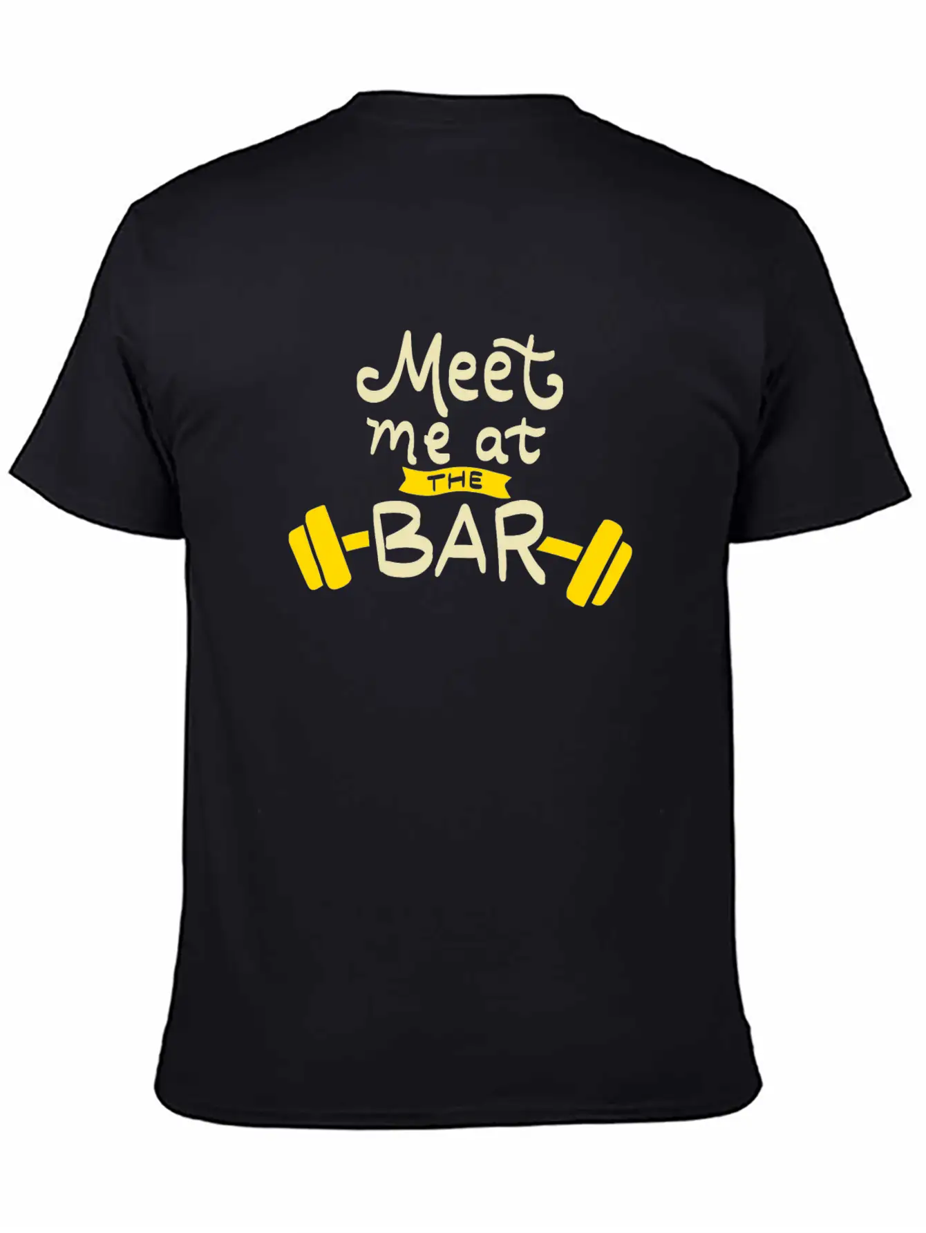 Meet Me At The Bar Essential Cotton Tee For Daily Outfits – Unisex Style