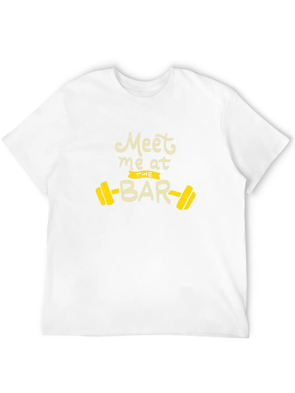 Meet Me At The Bar Essential Cotton Tee For Daily Outfits – Unisex Style