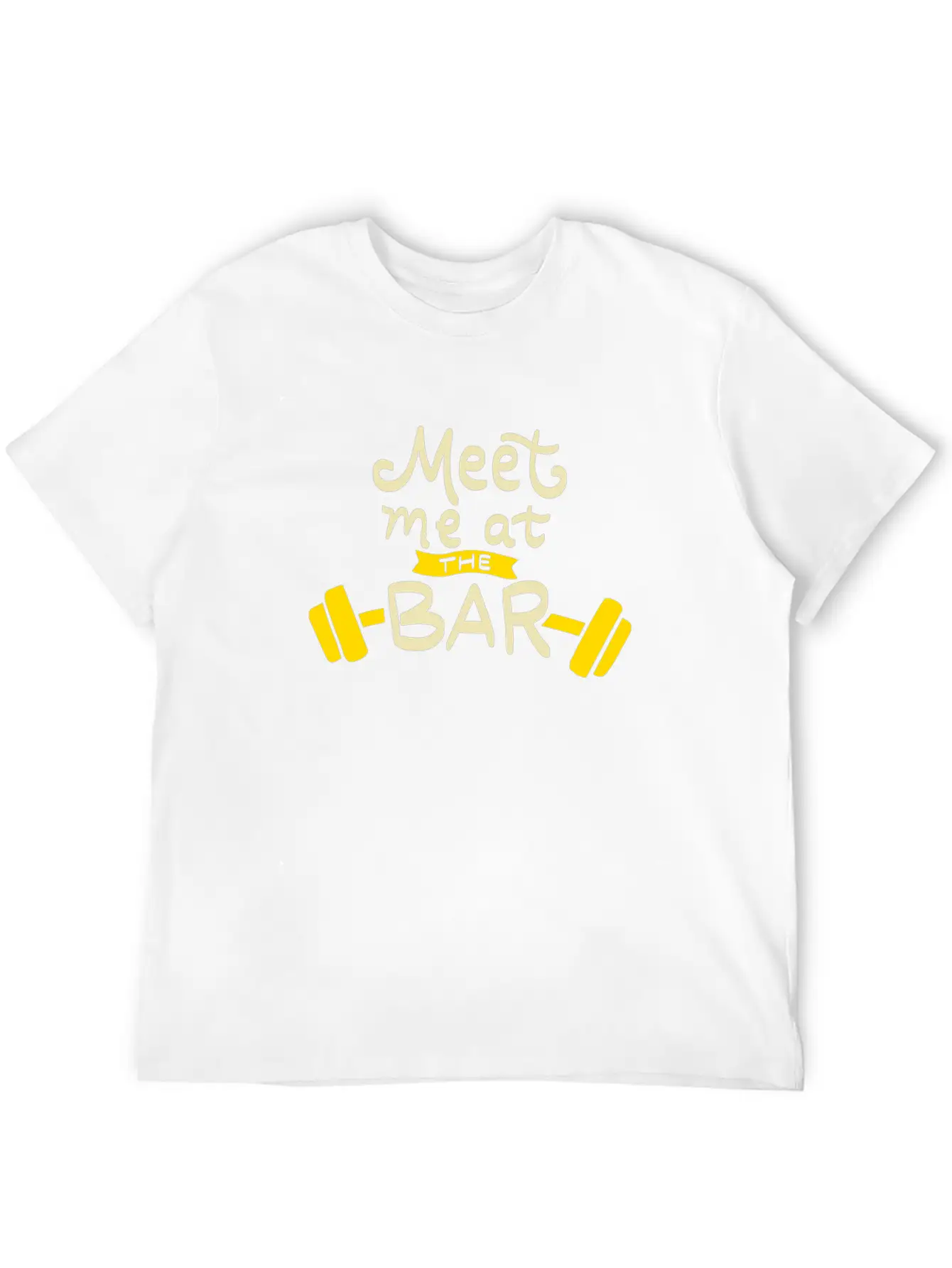 Meet Me At The Bar Essential Cotton Tee For Daily Outfits – Unisex Style