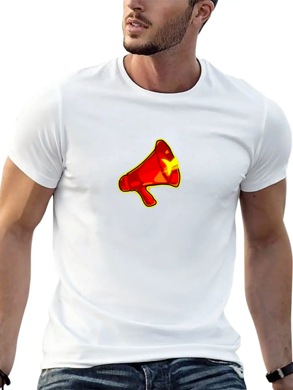 Megaphone Classic Cotton Tee – Unisex Comfort For Any Season