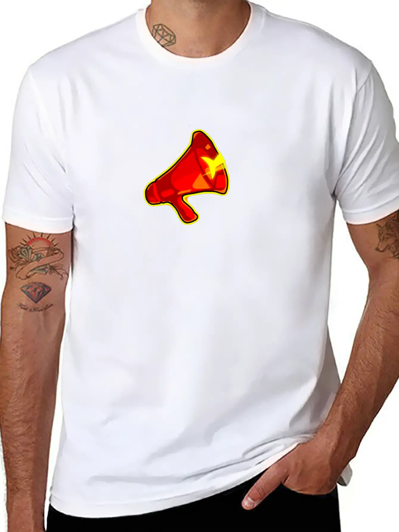 Megaphone Classic Cotton Tee – Unisex Comfort For Any Season