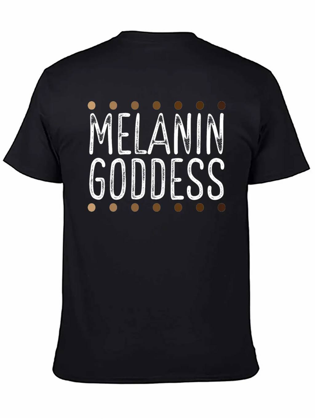 Melanin Goddess African American Melanin Poppin Breathable Graphic T-Shirt – Perfect For Casual Days