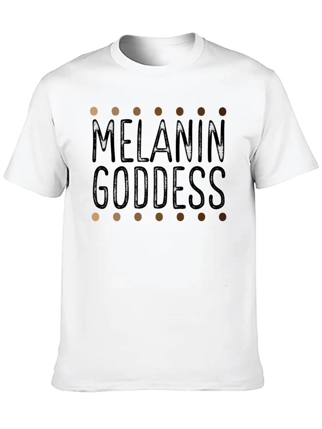 Melanin Goddess African American Melanin Poppin Breathable Graphic T-Shirt – Perfect For Casual Days