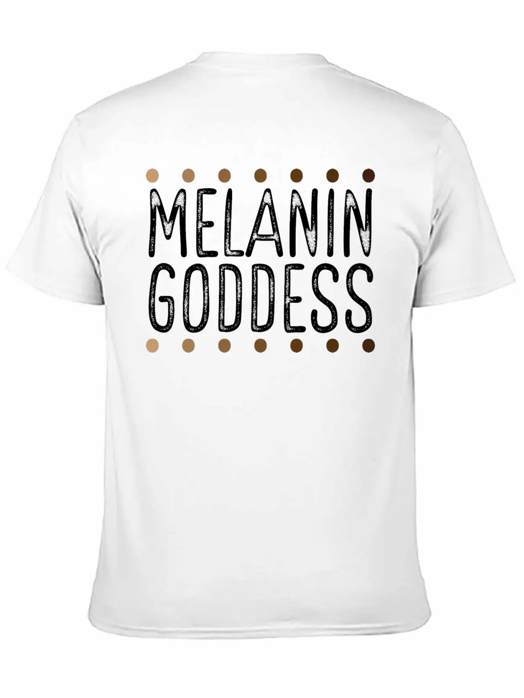 Melanin Goddess African American Melanin Poppin Breathable Graphic T-Shirt – Perfect For Casual Days