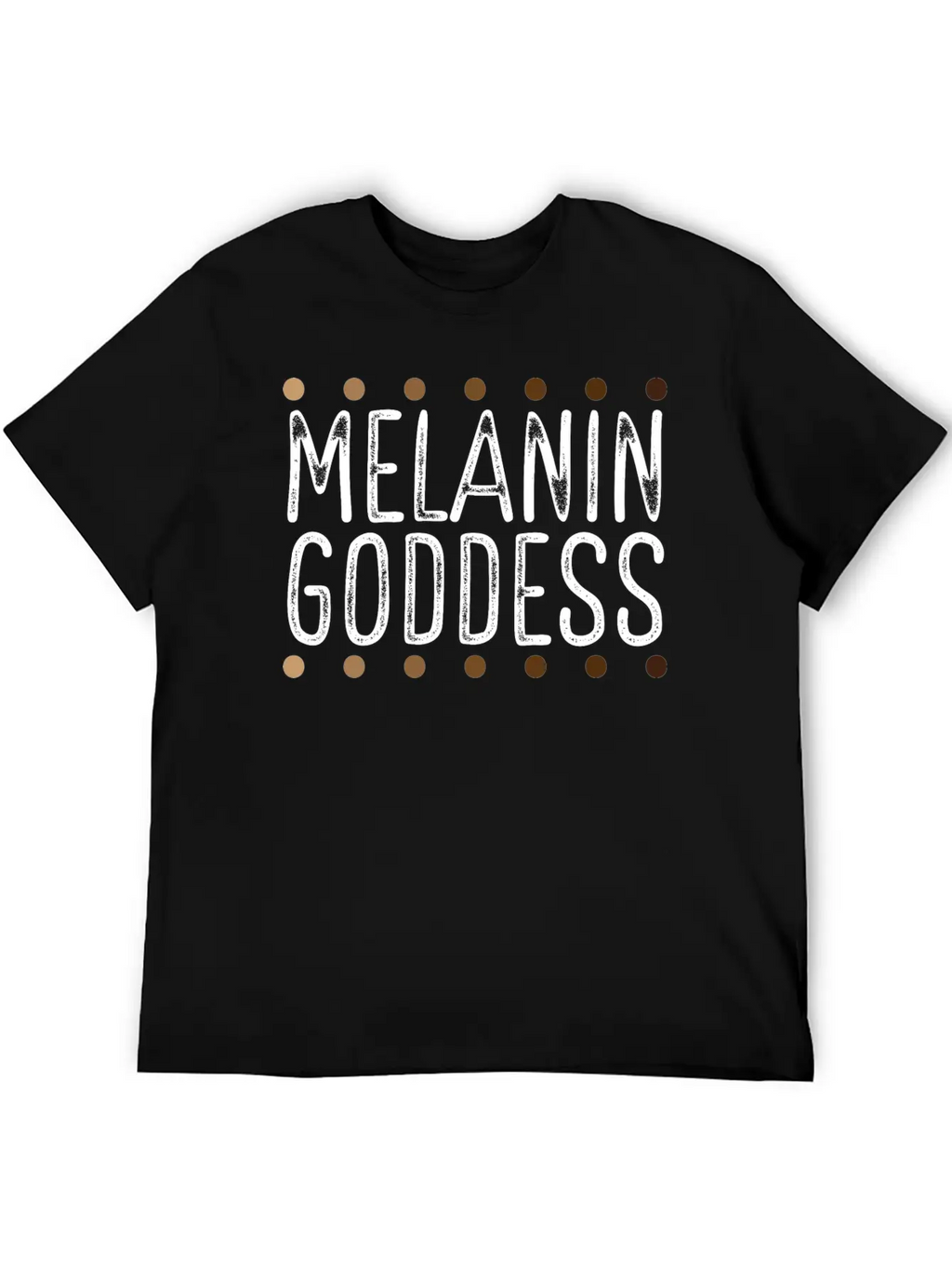 Melanin Goddess African American Melanin Poppin Breathable Graphic T-Shirt – Perfect For Casual Days