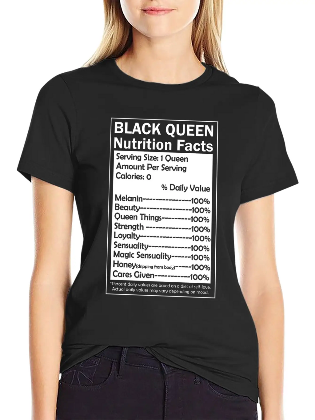 Melanin Queen Poppin Black Pride Black Queen Stylish Everyday T-Shirt – Unisex Basic Cotton Tee