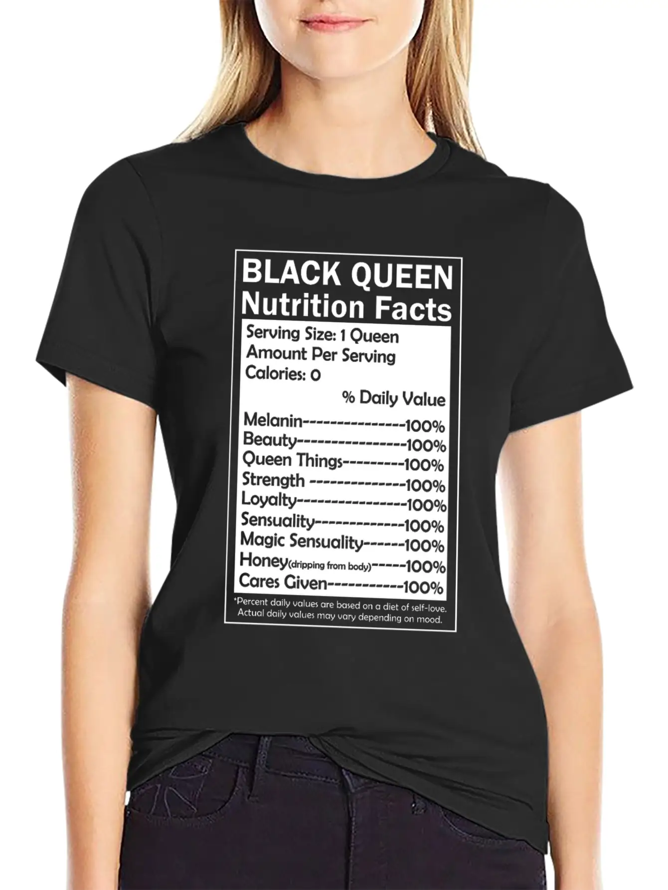 Melanin Queen Poppin Black Pride Black Queen Stylish Everyday T-Shirt – Unisex Basic Cotton Tee