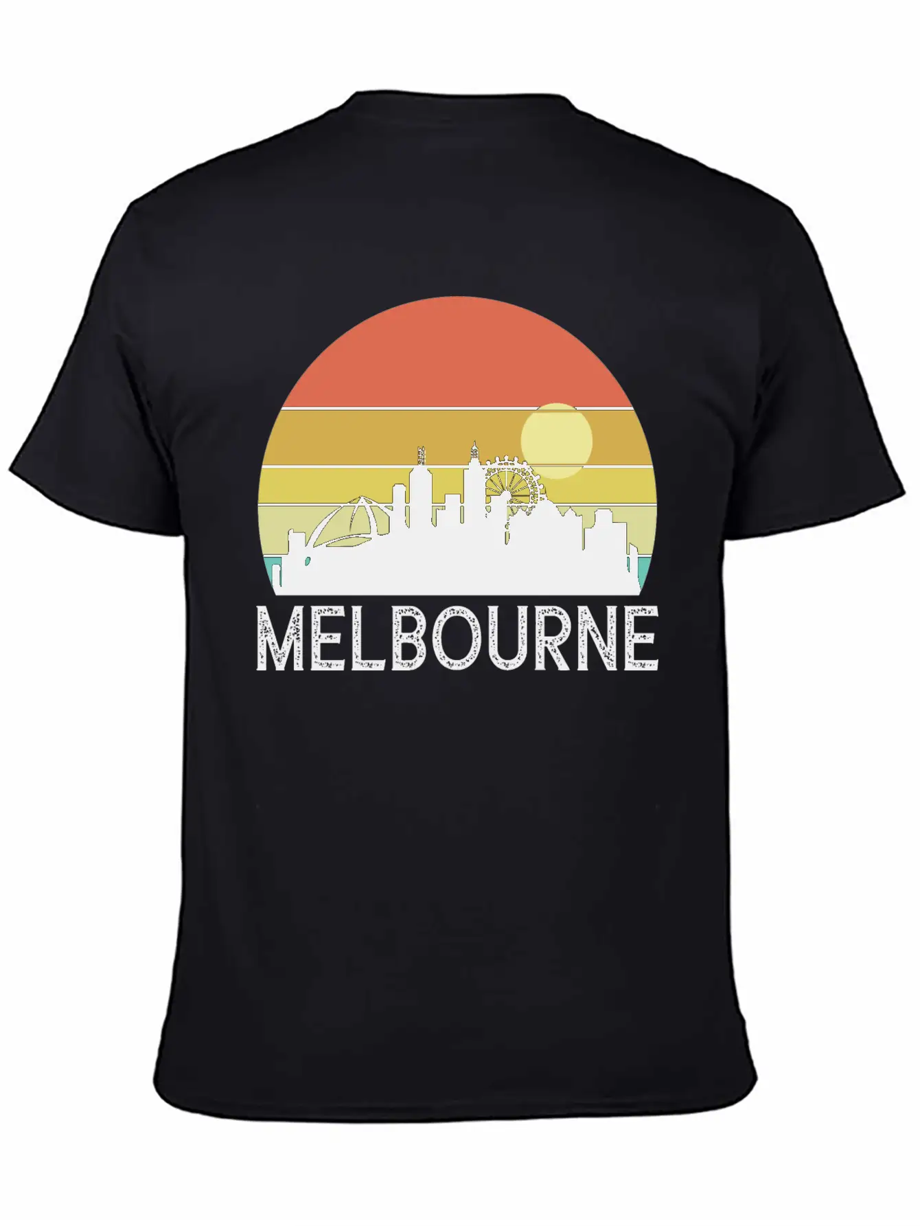 Melbourne Sunset Essential Cotton Tee For Daily Outfits – Unisex Style
