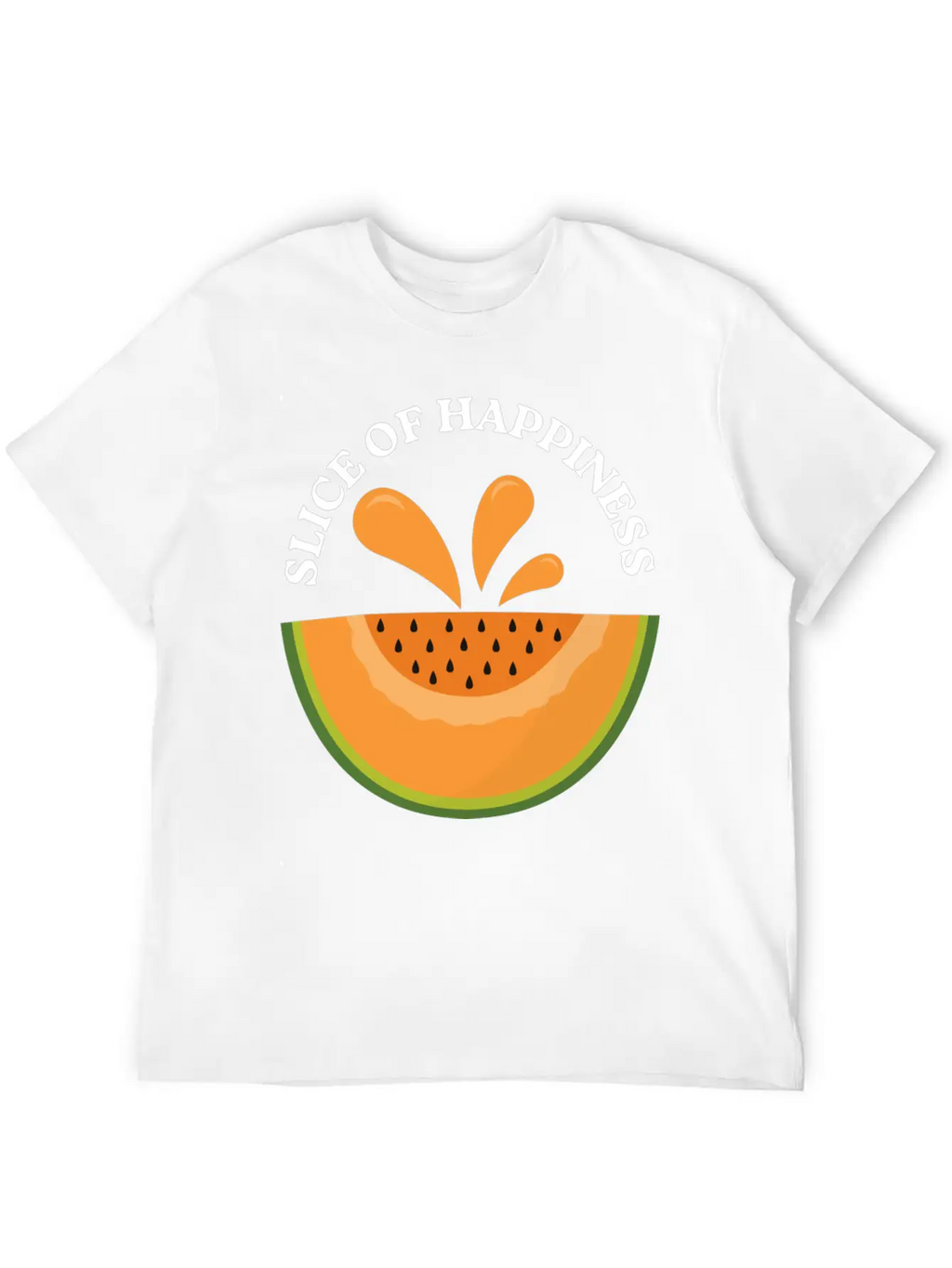 Melon Slice Of Happiness Classic Cotton Tee – Unisex Comfort For Any Season
