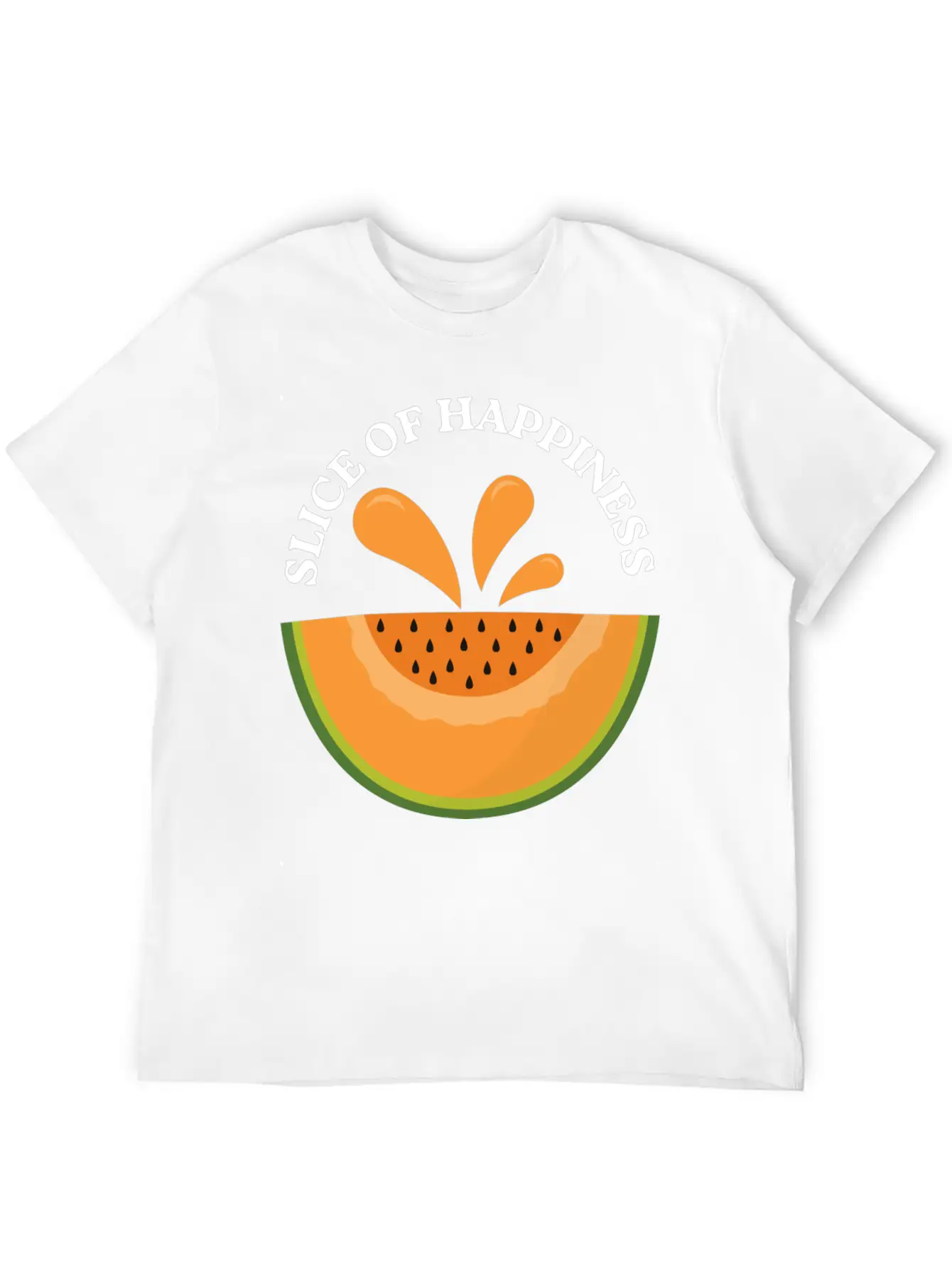 Melon Slice Of Happiness Classic Cotton Tee – Unisex Comfort For Any Season
