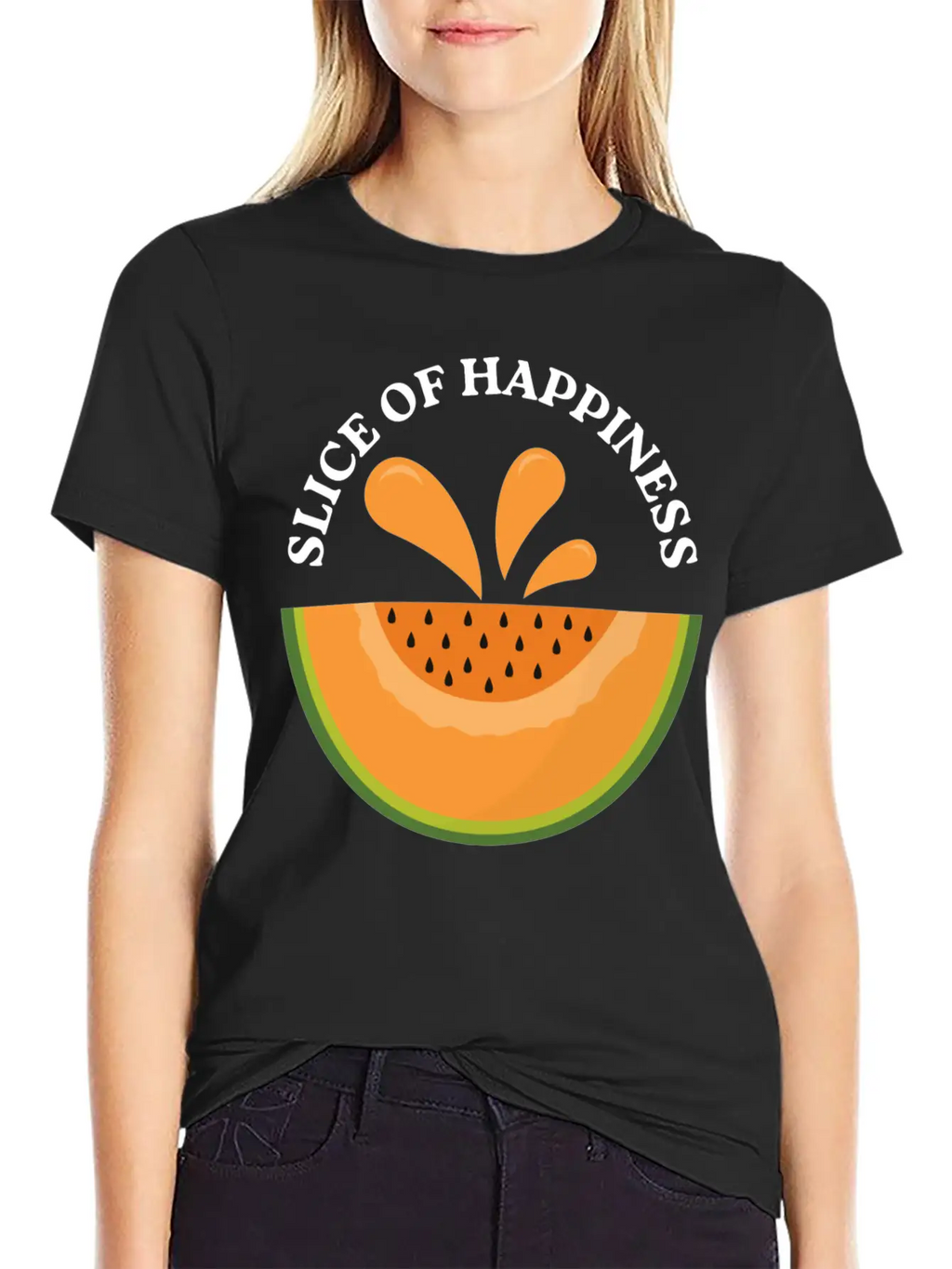 Melon Slice Of Happiness Classic Cotton Tee – Unisex Comfort For Any Season
