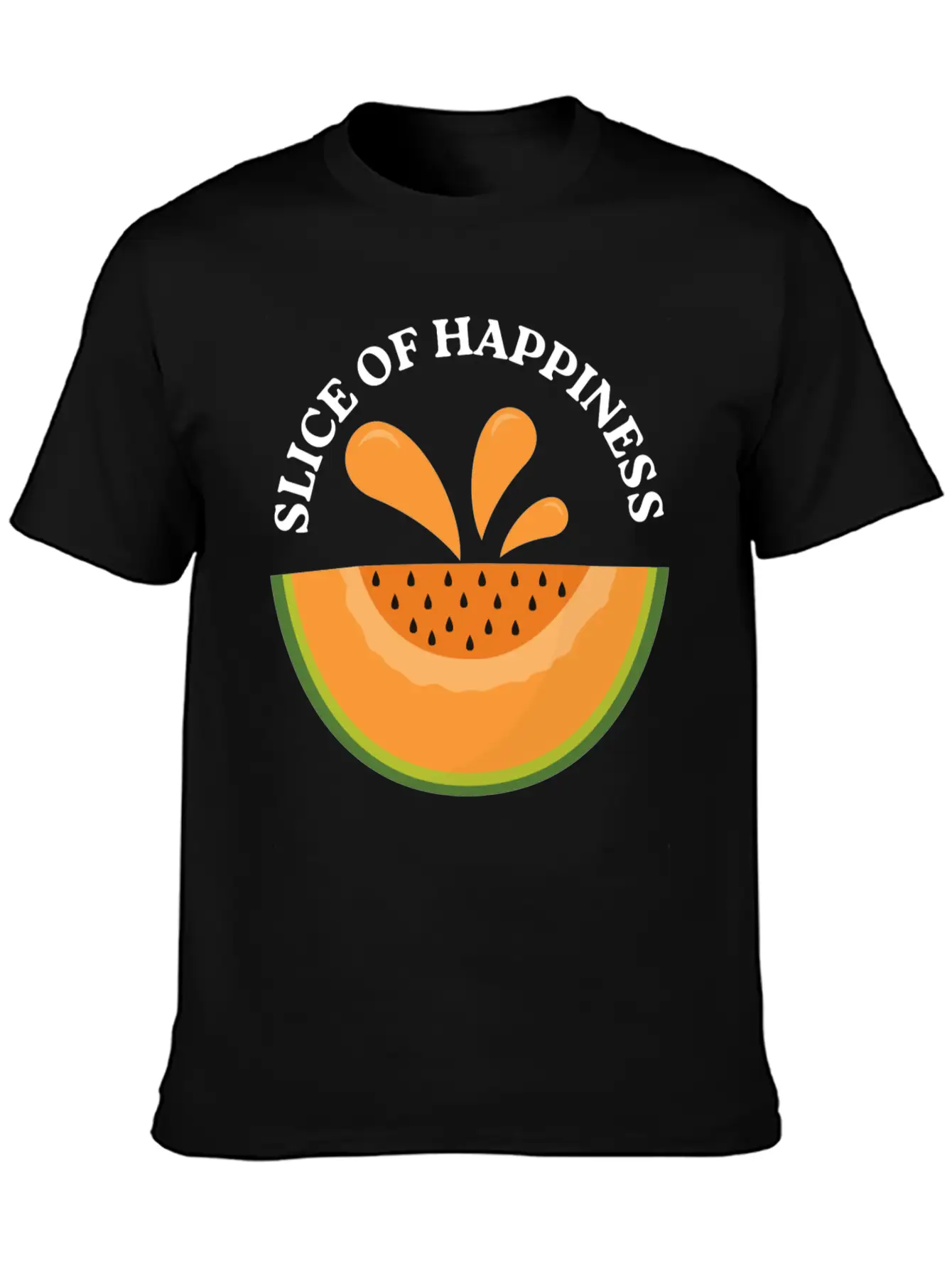 Melon Slice Of Happiness Classic Cotton Tee – Unisex Comfort For Any Season