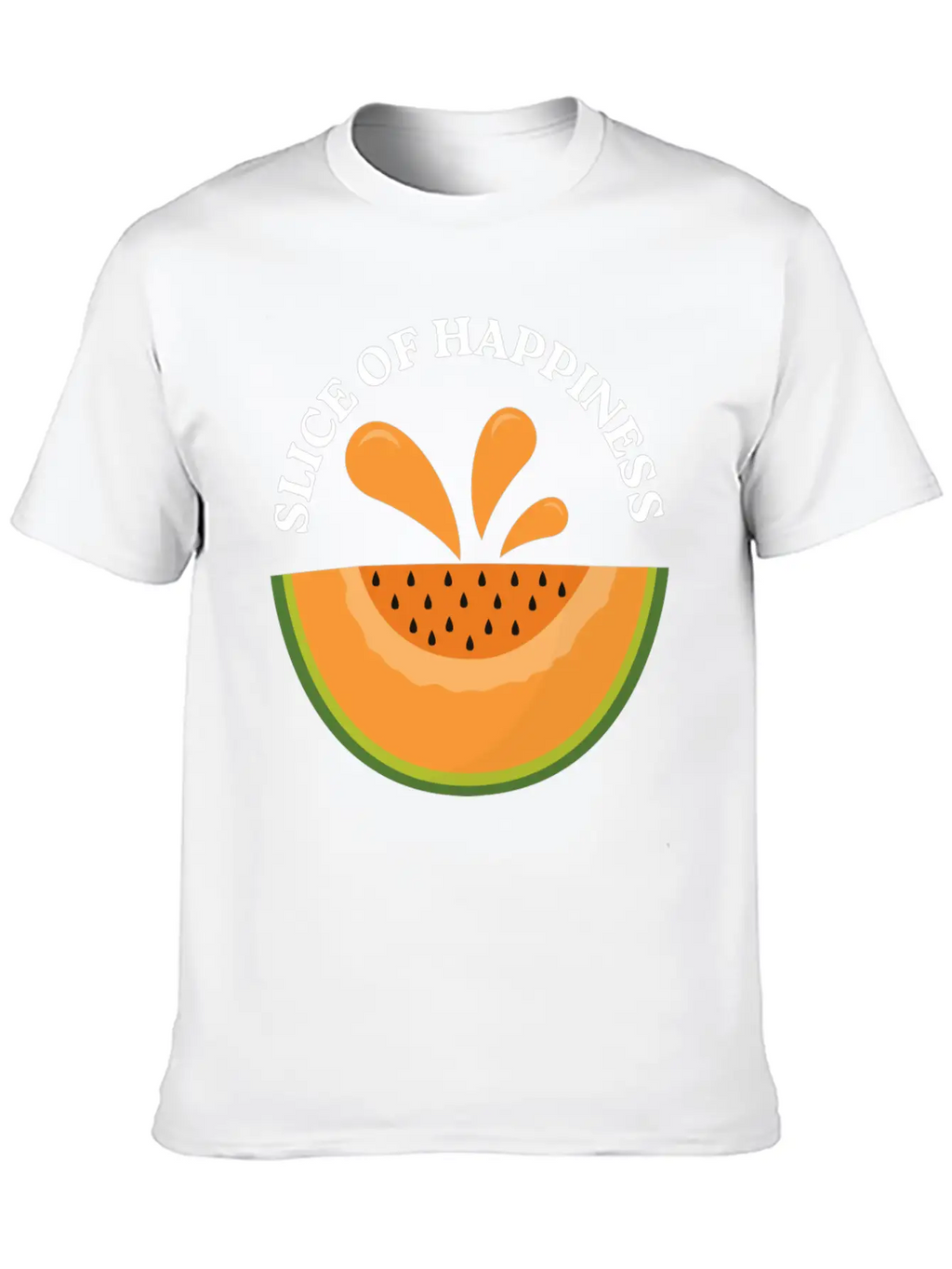 Melon Slice Of Happiness Classic Cotton Tee – Unisex Comfort For Any Season
