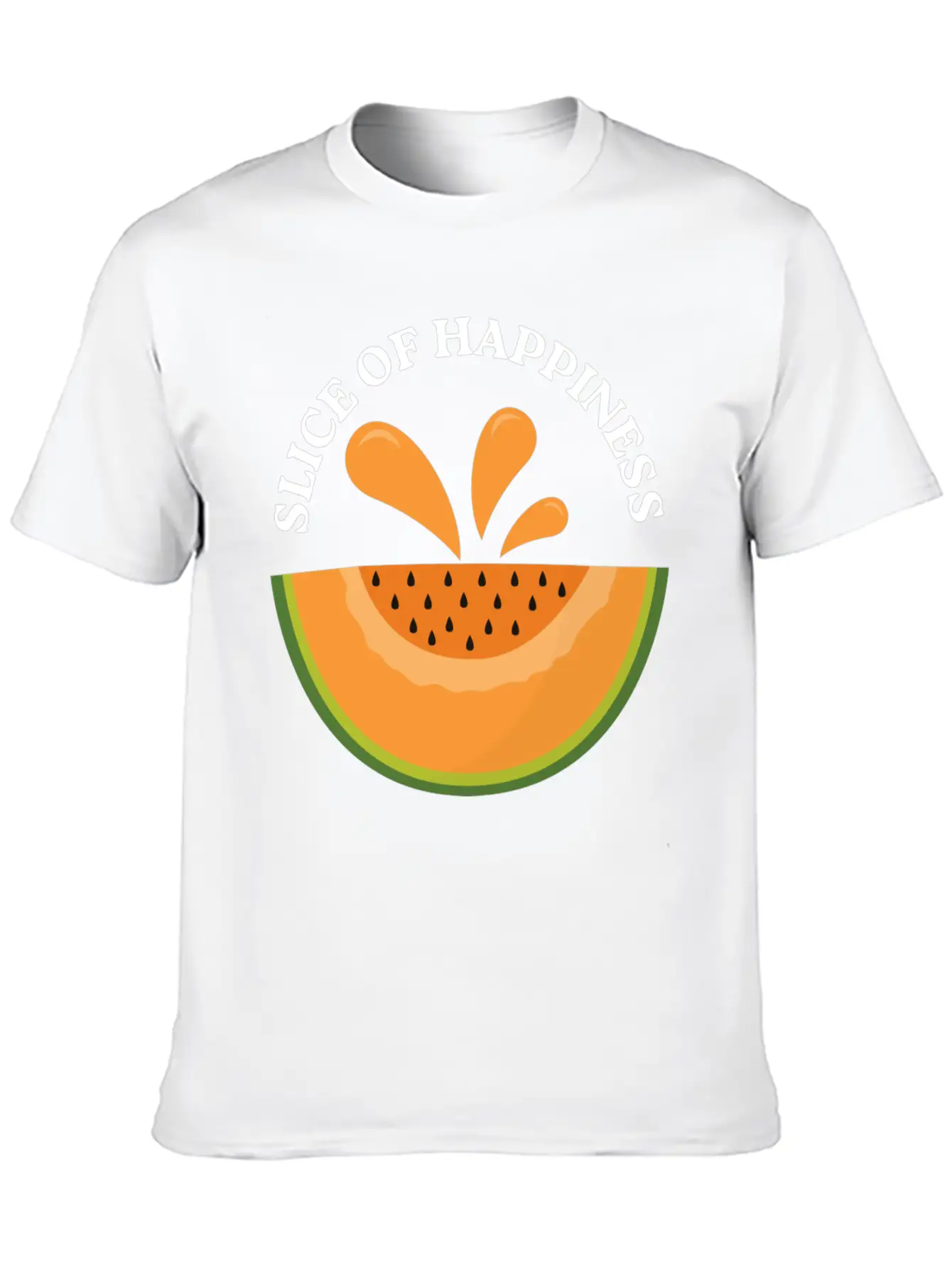 Melon Slice Of Happiness Classic Cotton Tee – Unisex Comfort For Any Season