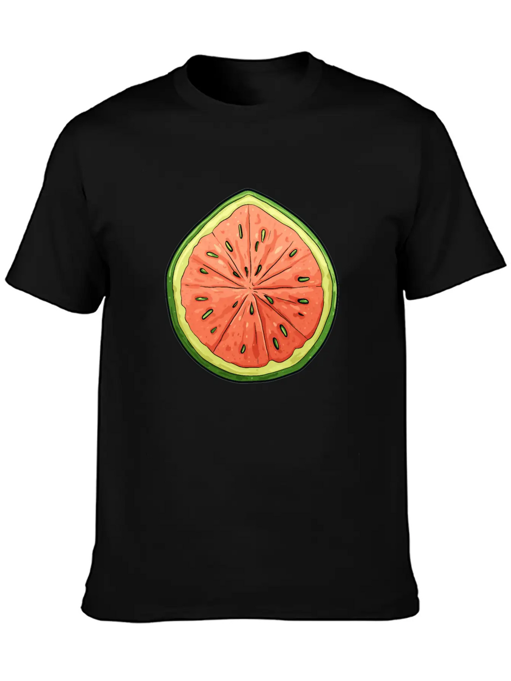 Melon Slice - Vibrant Oasis Classic Cotton Tee – Unisex Comfort For Any Season