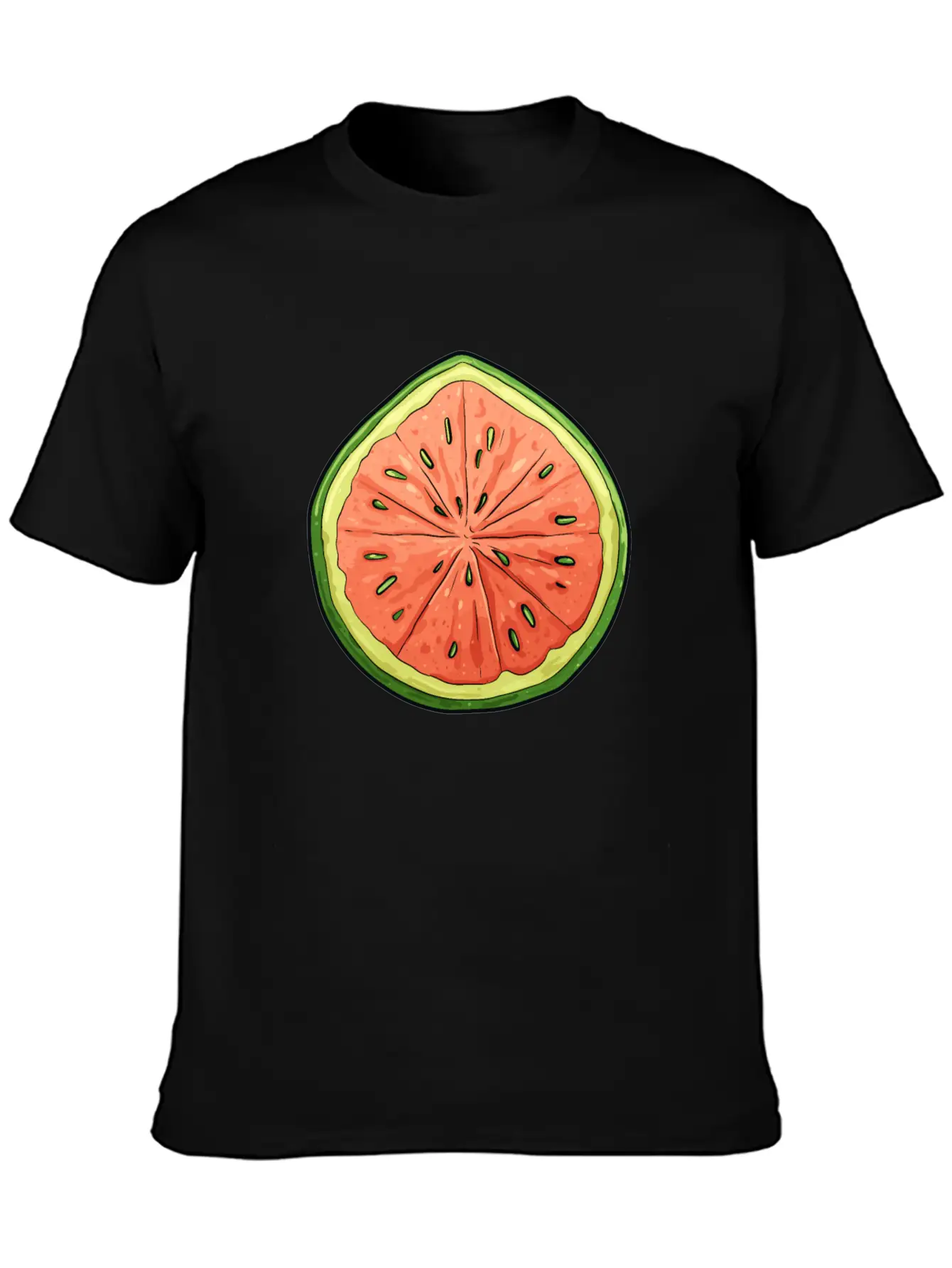 Melon Slice - Vibrant Oasis Classic Cotton Tee – Unisex Comfort For Any Season