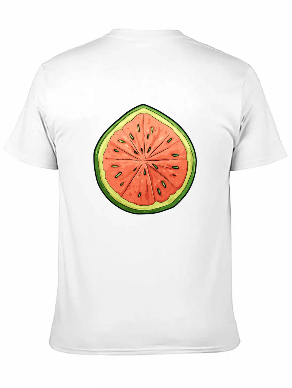 Melon Slice - Vibrant Oasis Classic Cotton Tee – Unisex Comfort For Any Season