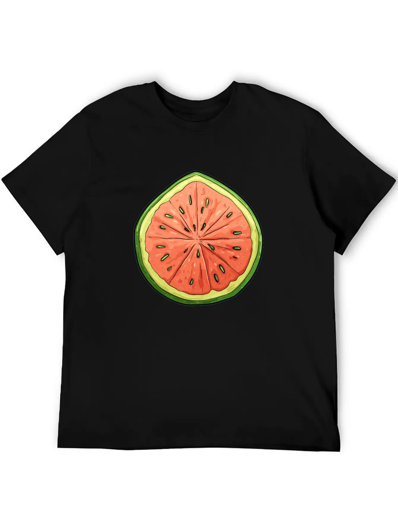 Melon Slice - Vibrant Oasis Classic Cotton Tee – Unisex Comfort For Any Season