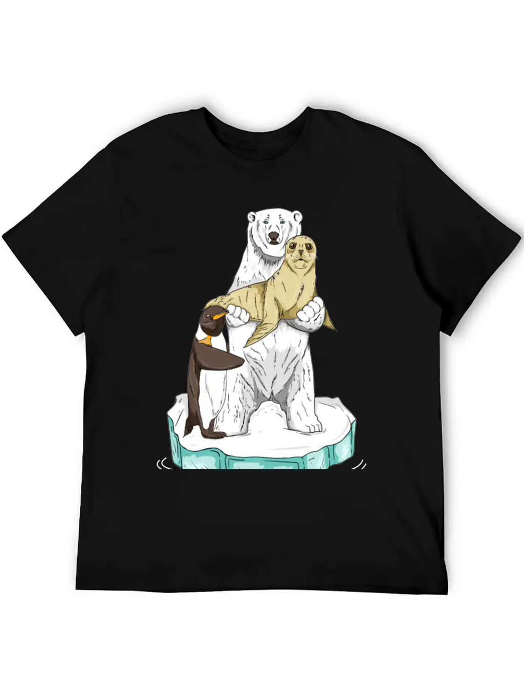 Meltdown In Progress Global Warming Bear Climate Unisex Casual T-Shirt – Clean Design For Daily Comfort