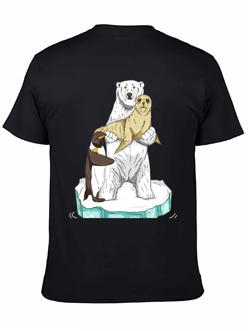 Meltdown In Progress Global Warming Bear Climate Unisex Casual T-Shirt – Clean Design For Daily Comfort