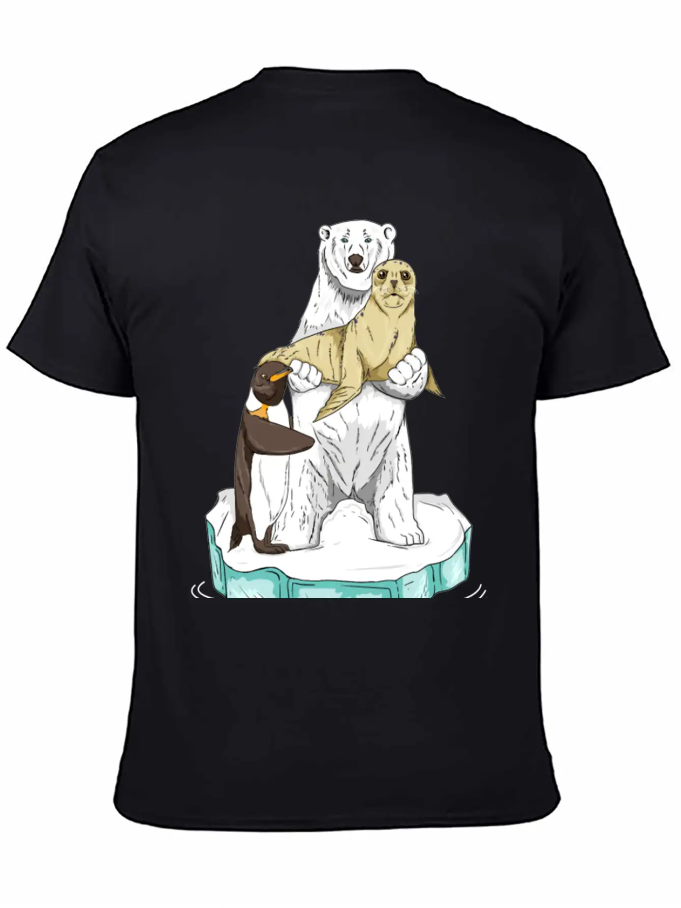 Meltdown In Progress Global Warming Bear Climate Unisex Casual T-Shirt – Clean Design For Daily Comfort