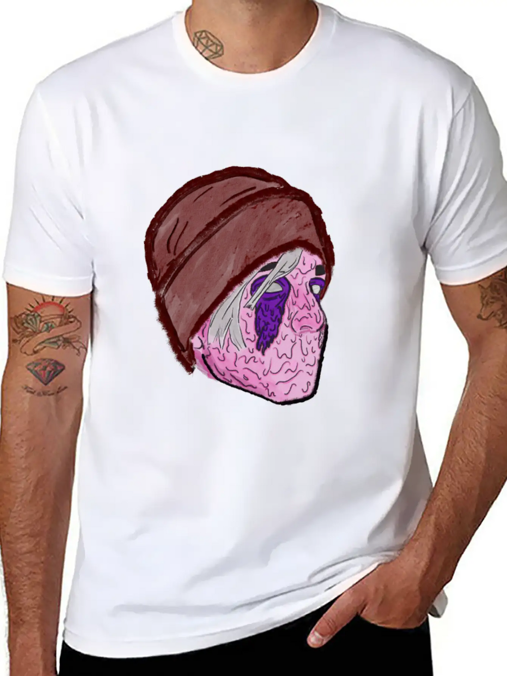Melting Point Basic Graphic T-Shirt – Daily Comfort In Soft Cotton