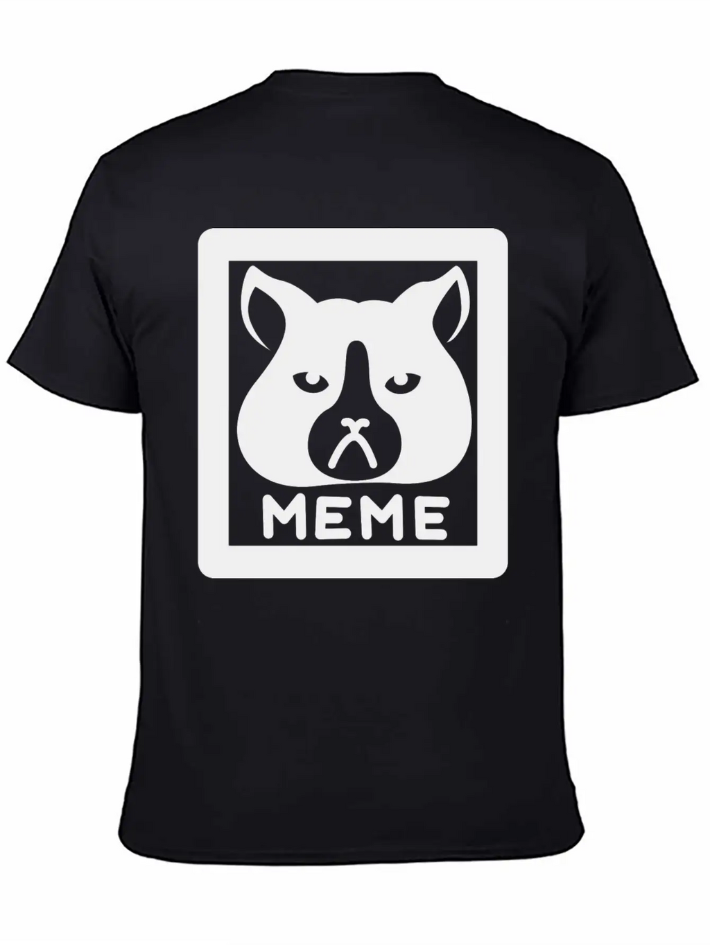 Meme Cat Breathable Graphic T-Shirt – Perfect For Casual Days