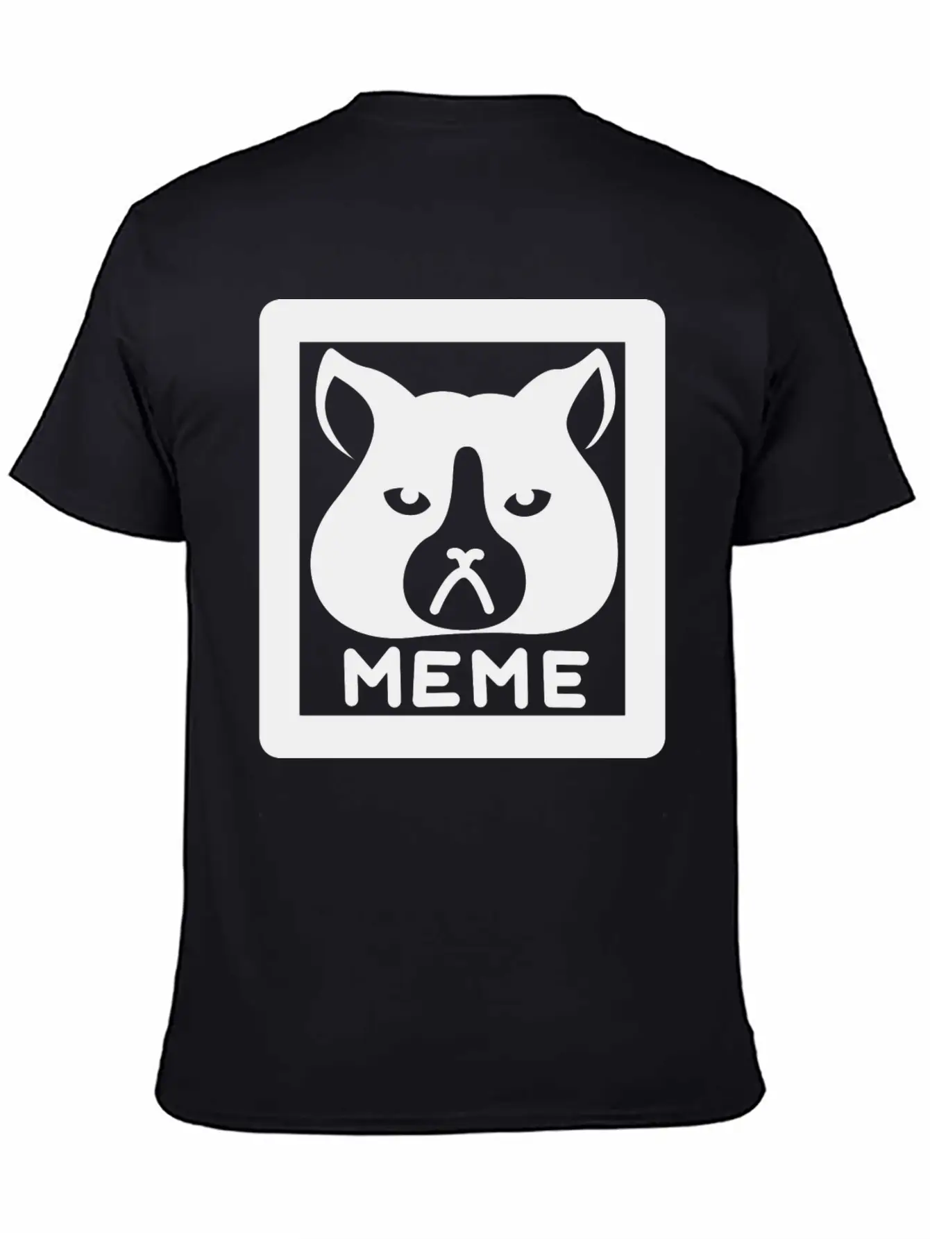 Meme Cat Breathable Graphic T-Shirt – Perfect For Casual Days