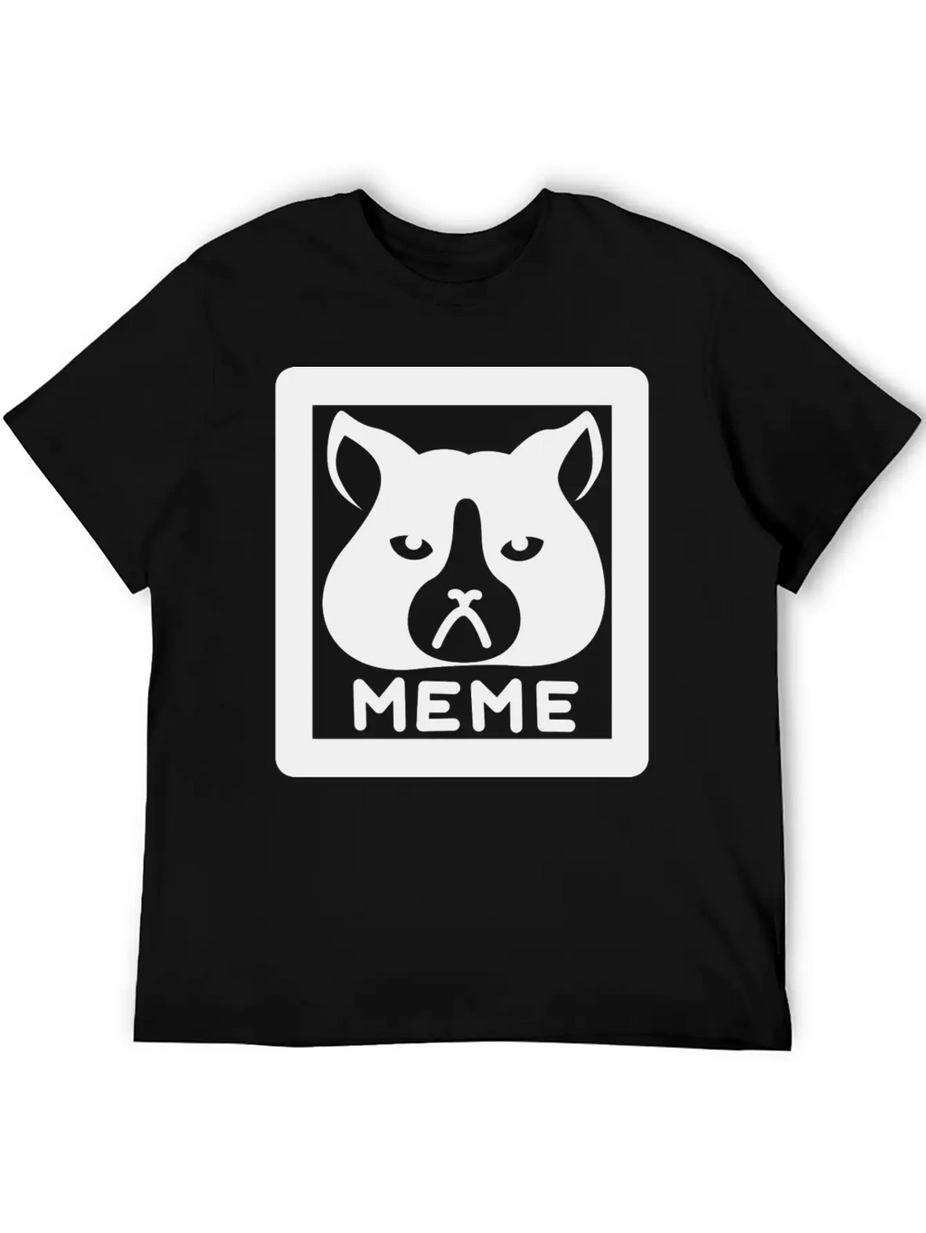 Meme Cat Breathable Graphic T-Shirt – Perfect For Casual Days
