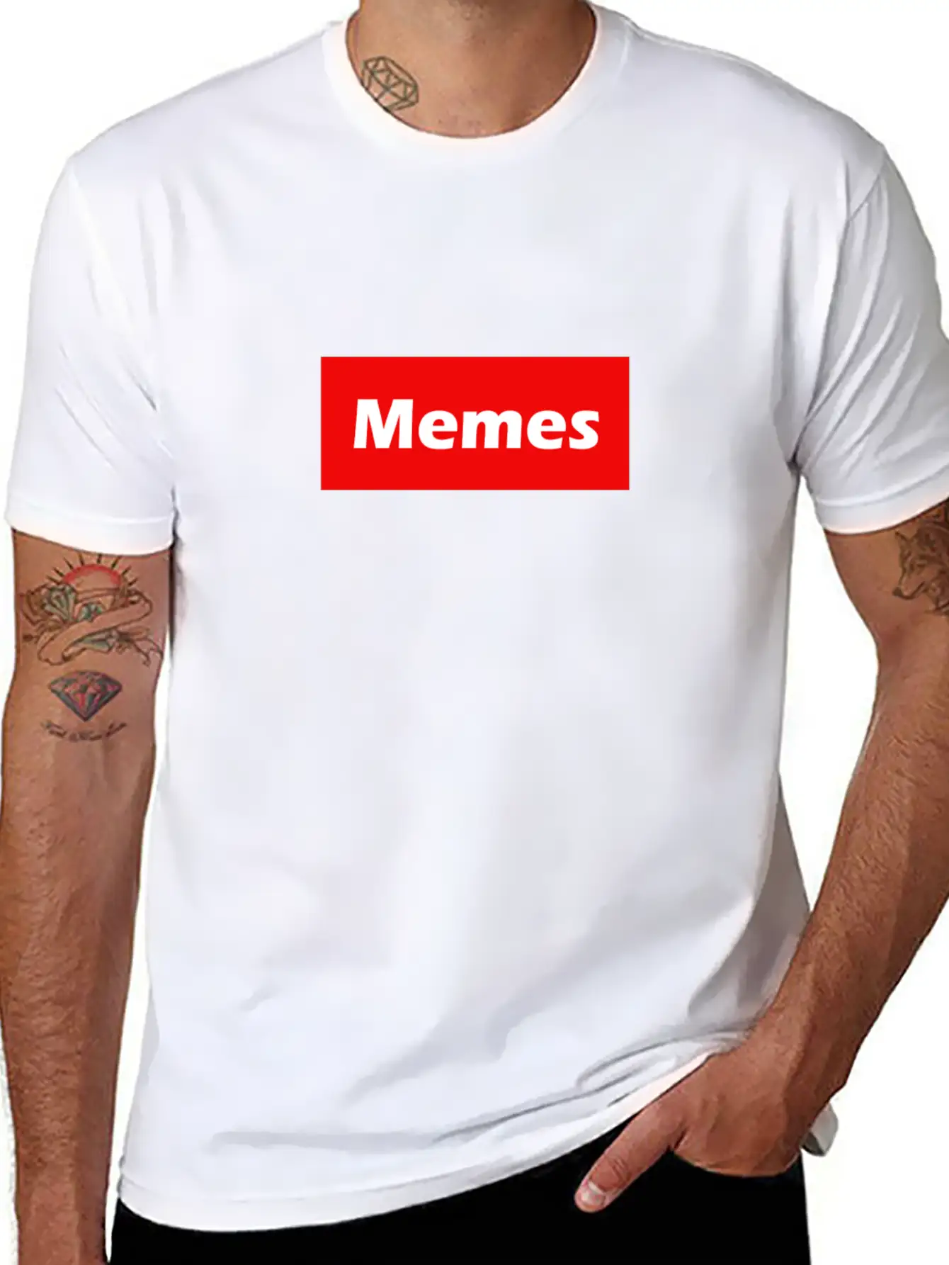 Memes Breathable Soft Cotton T-Shirt – Timeless Casual Look