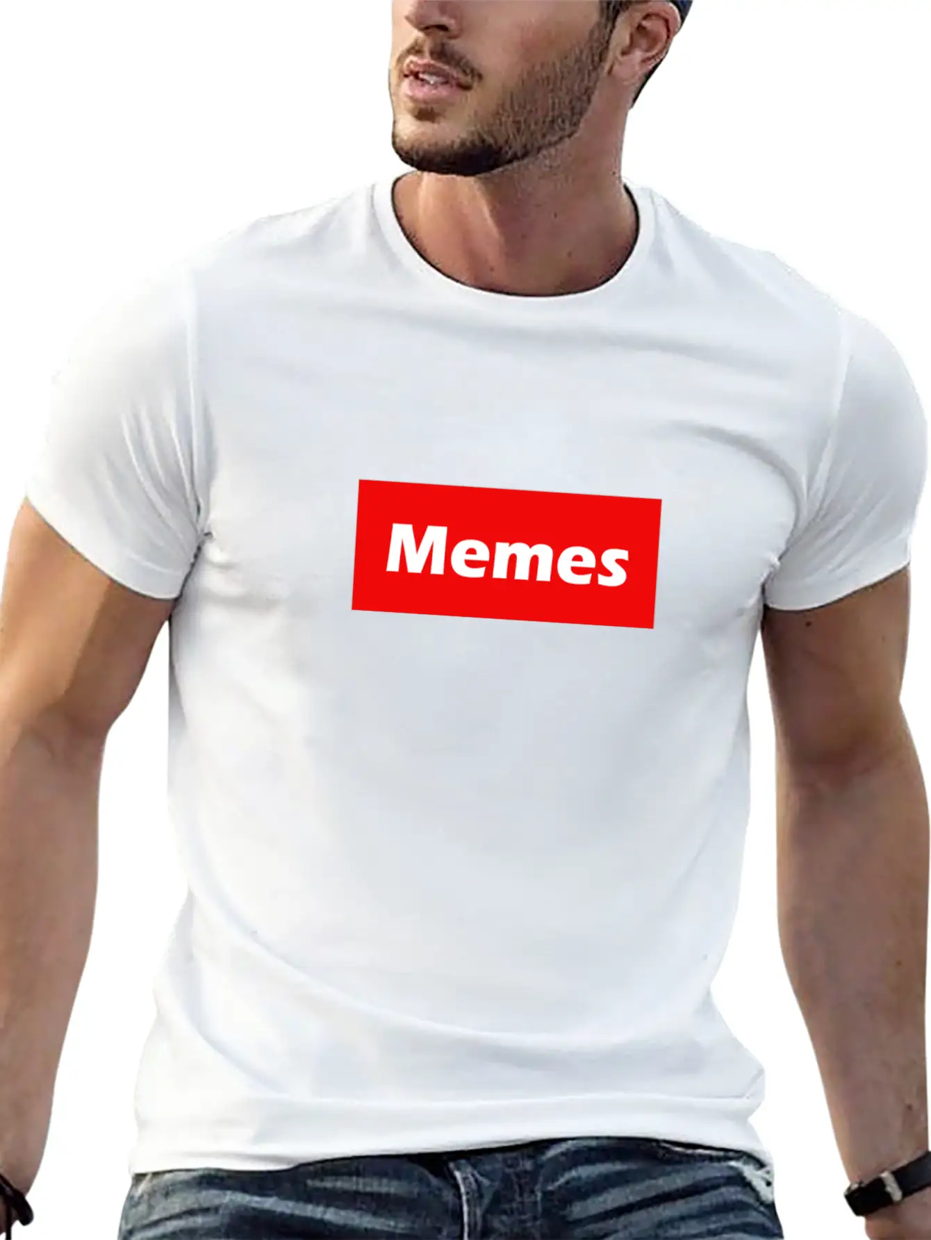 Memes Breathable Soft Cotton T-Shirt – Timeless Casual Look