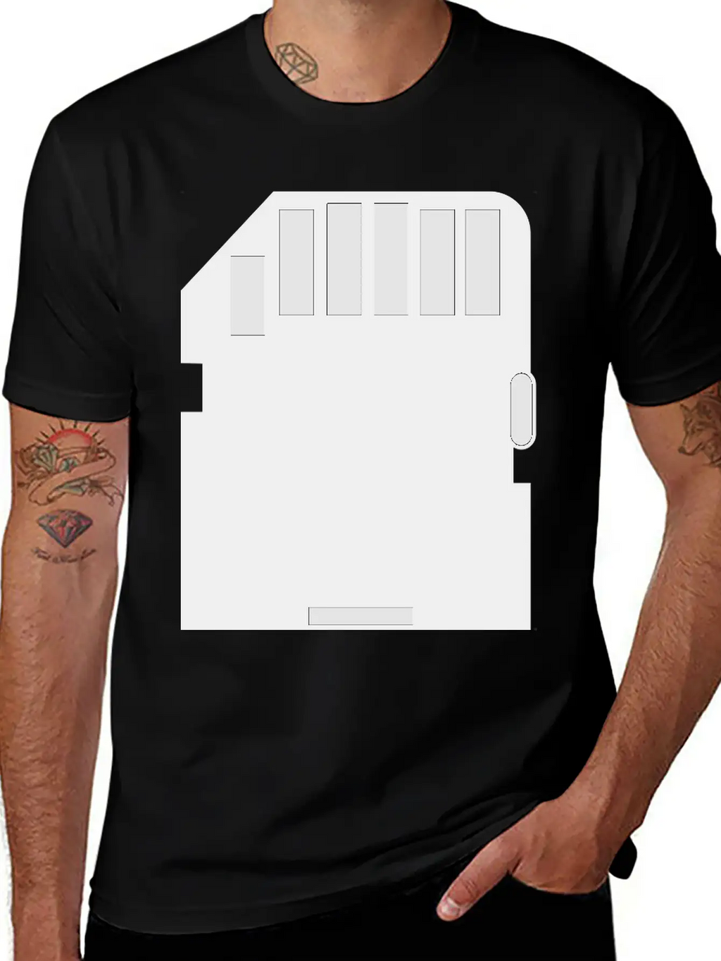Memory Card Timeless Short Sleeve Tee – Comfy And Minimalist Design