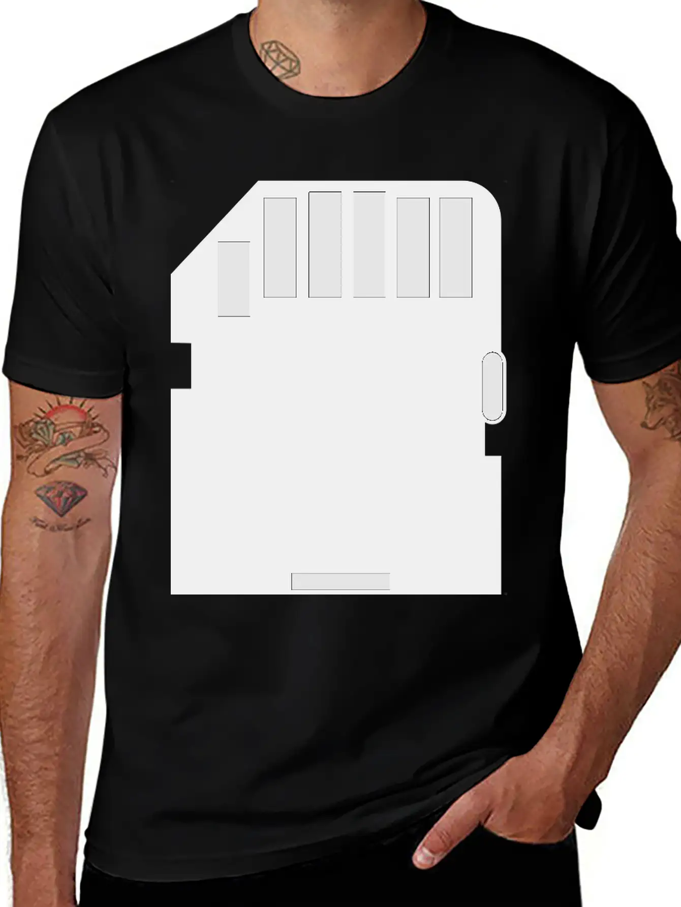 Memory Card Timeless Short Sleeve Tee – Comfy And Minimalist Design