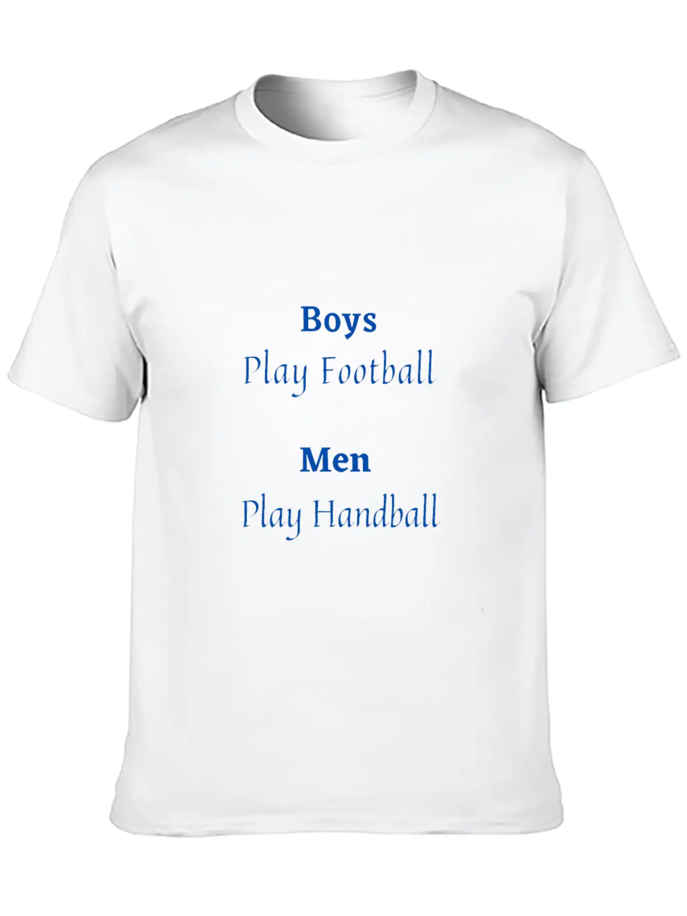Men Play Handball Relaxed Everyday Tee – Lightweight And Durable Cotton