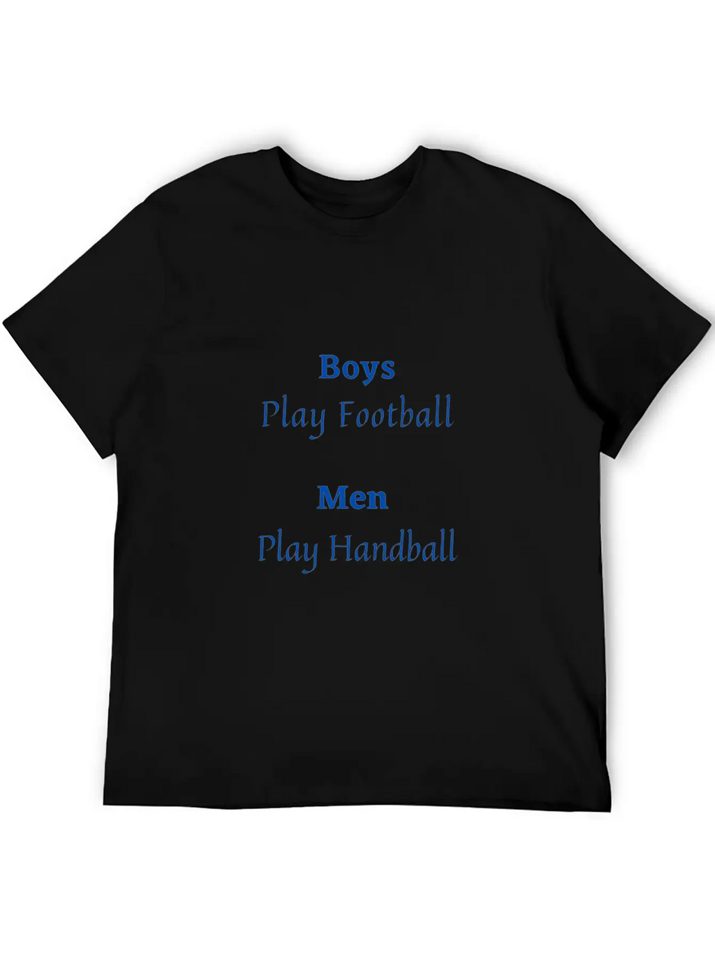 Men Play Handball Relaxed Everyday Tee – Lightweight And Durable Cotton