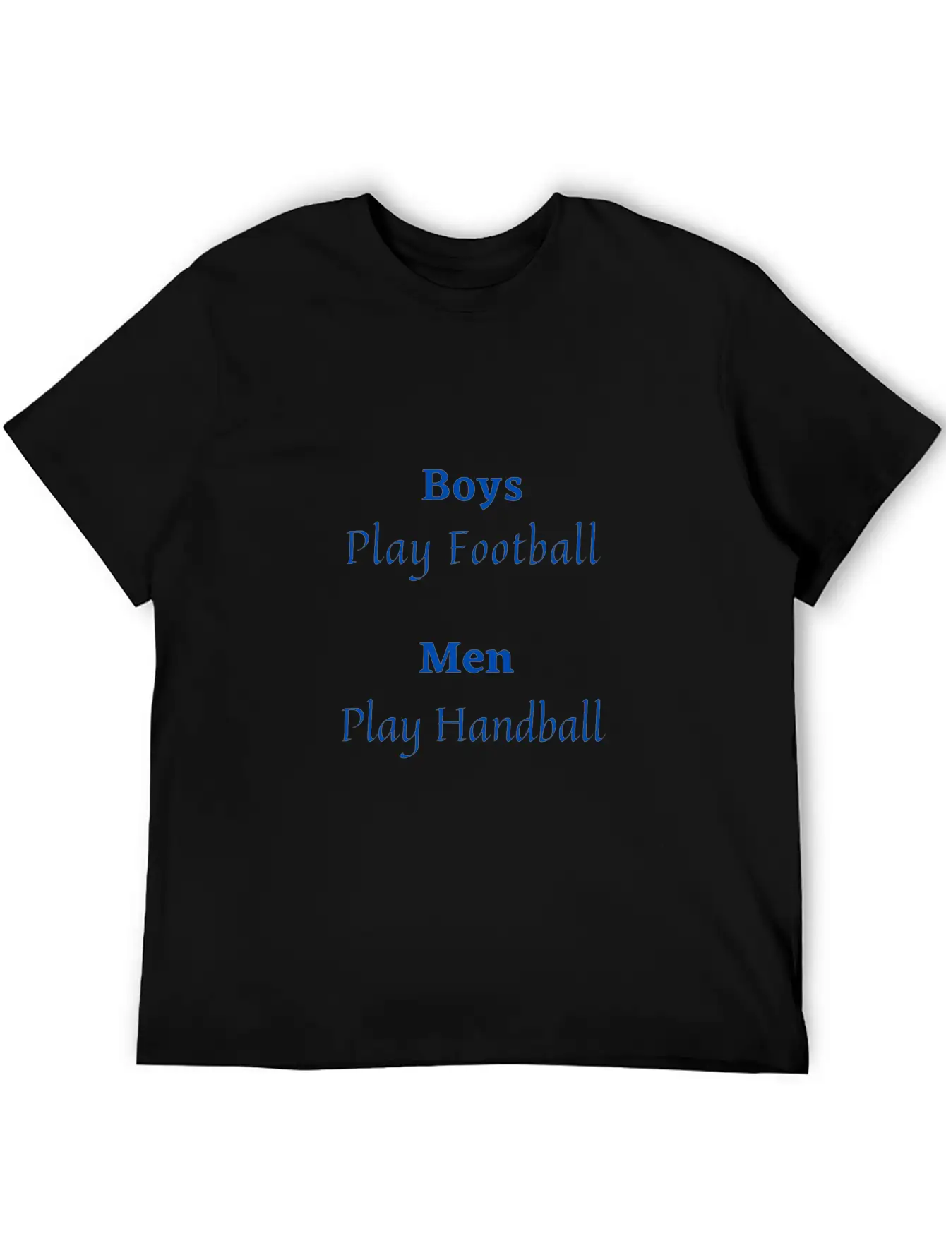 Men Play Handball Relaxed Everyday Tee – Lightweight And Durable Cotton