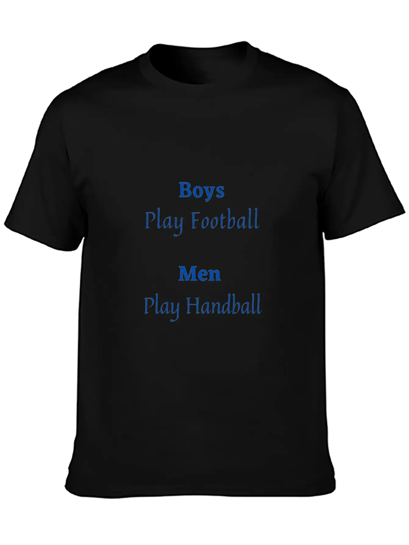 Men Play Handball Relaxed Everyday Tee – Lightweight And Durable Cotton