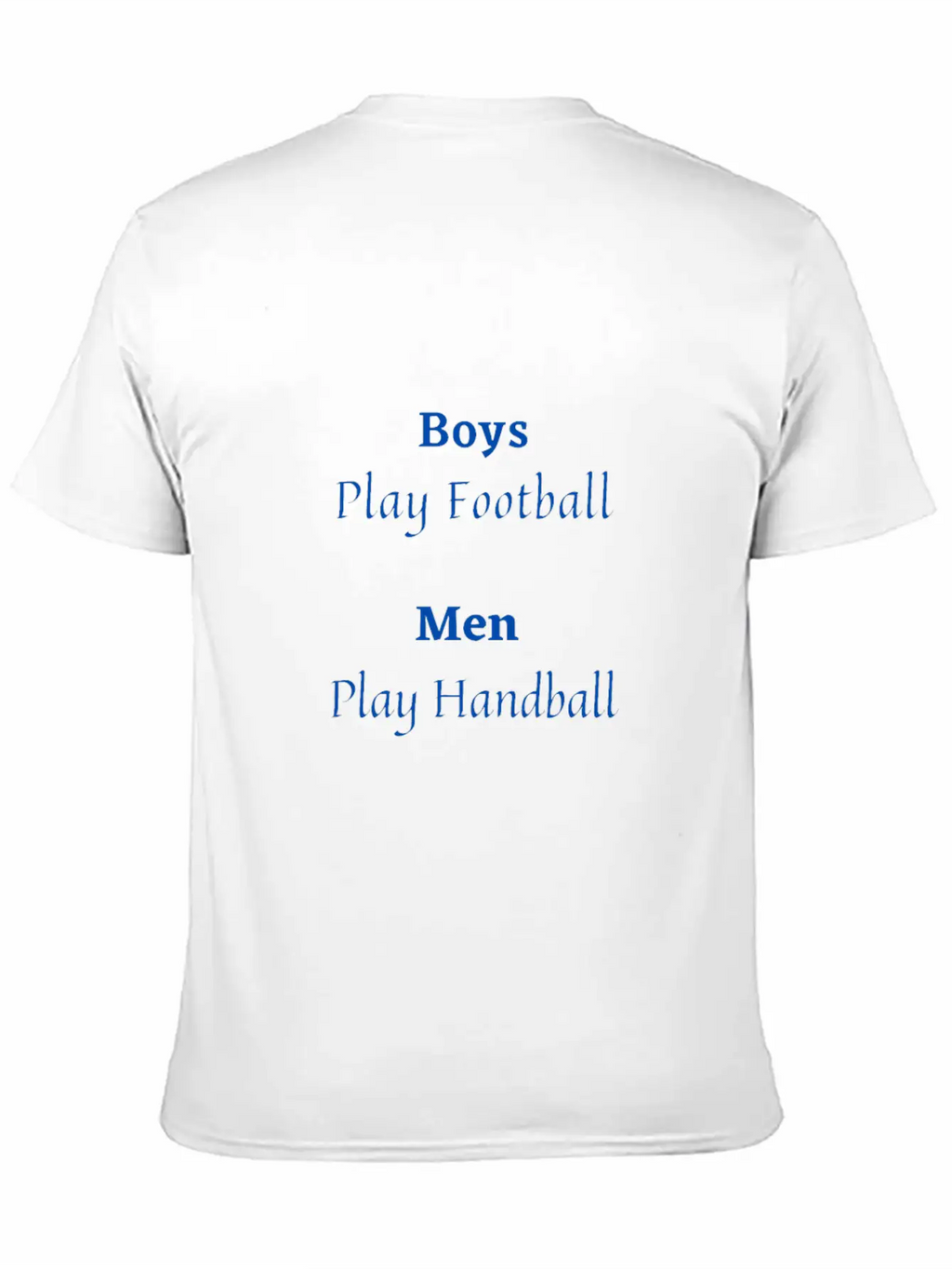 Men Play Handball Relaxed Everyday Tee – Lightweight And Durable Cotton