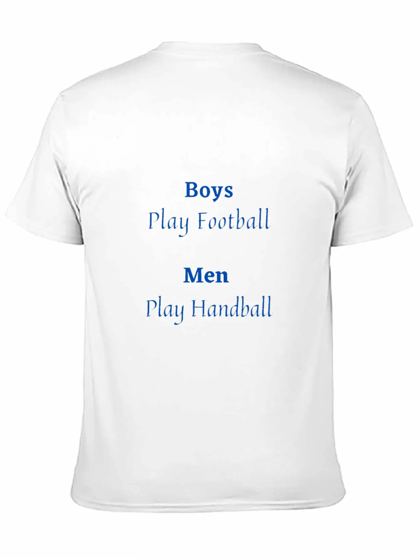 Men Play Handball Relaxed Everyday Tee – Lightweight And Durable Cotton