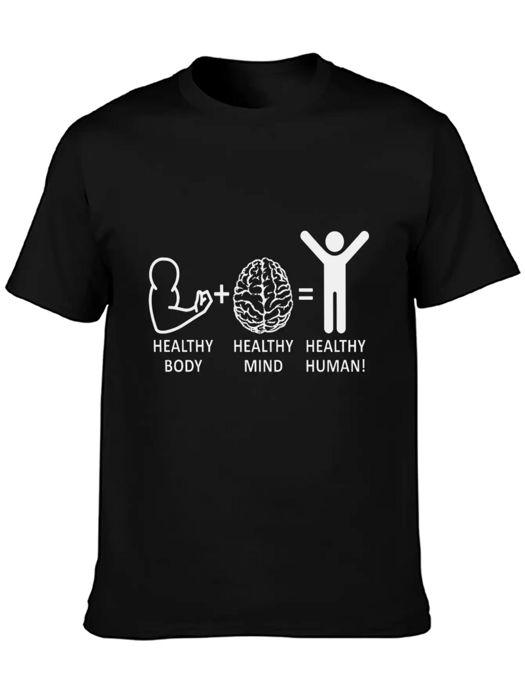 Mental Health Awareness Healthy Body Healthy Mind Relaxed Everyday Tee – Lightweight And Durable Cotton
