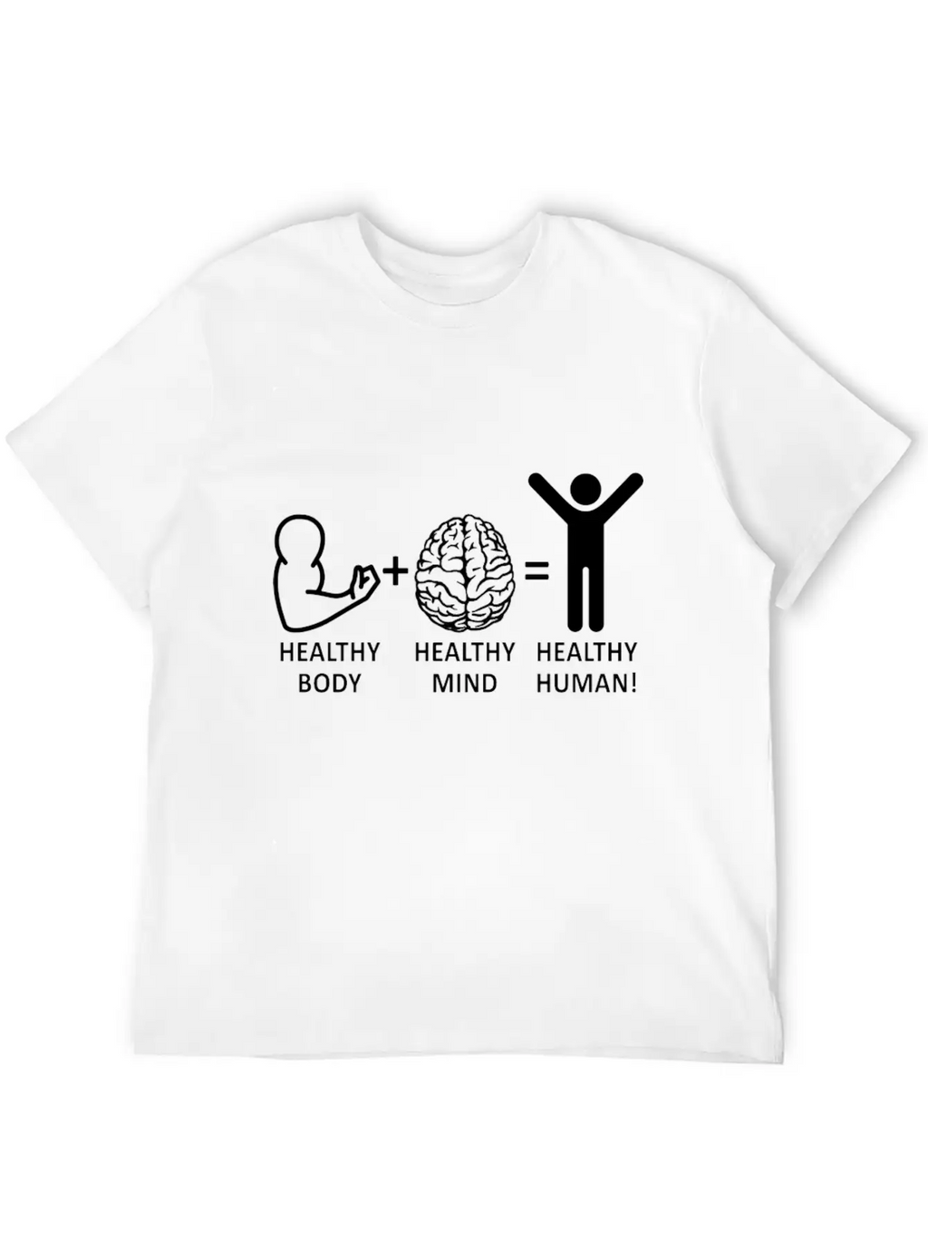 Mental Health Awareness Healthy Body Healthy Mind Relaxed Everyday Tee – Lightweight And Durable Cotton