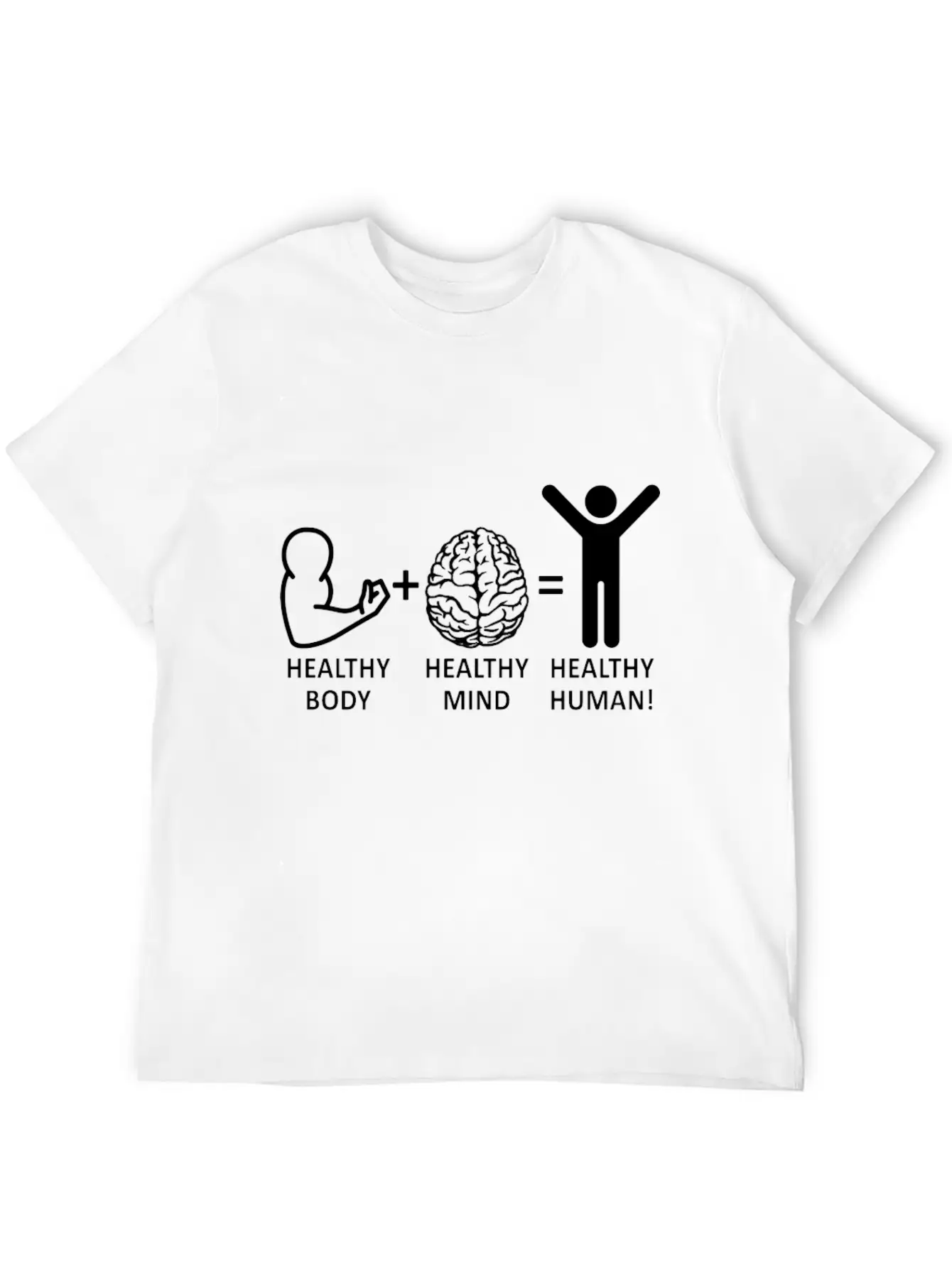 Mental Health Awareness Healthy Body Healthy Mind Relaxed Everyday Tee – Lightweight And Durable Cotton