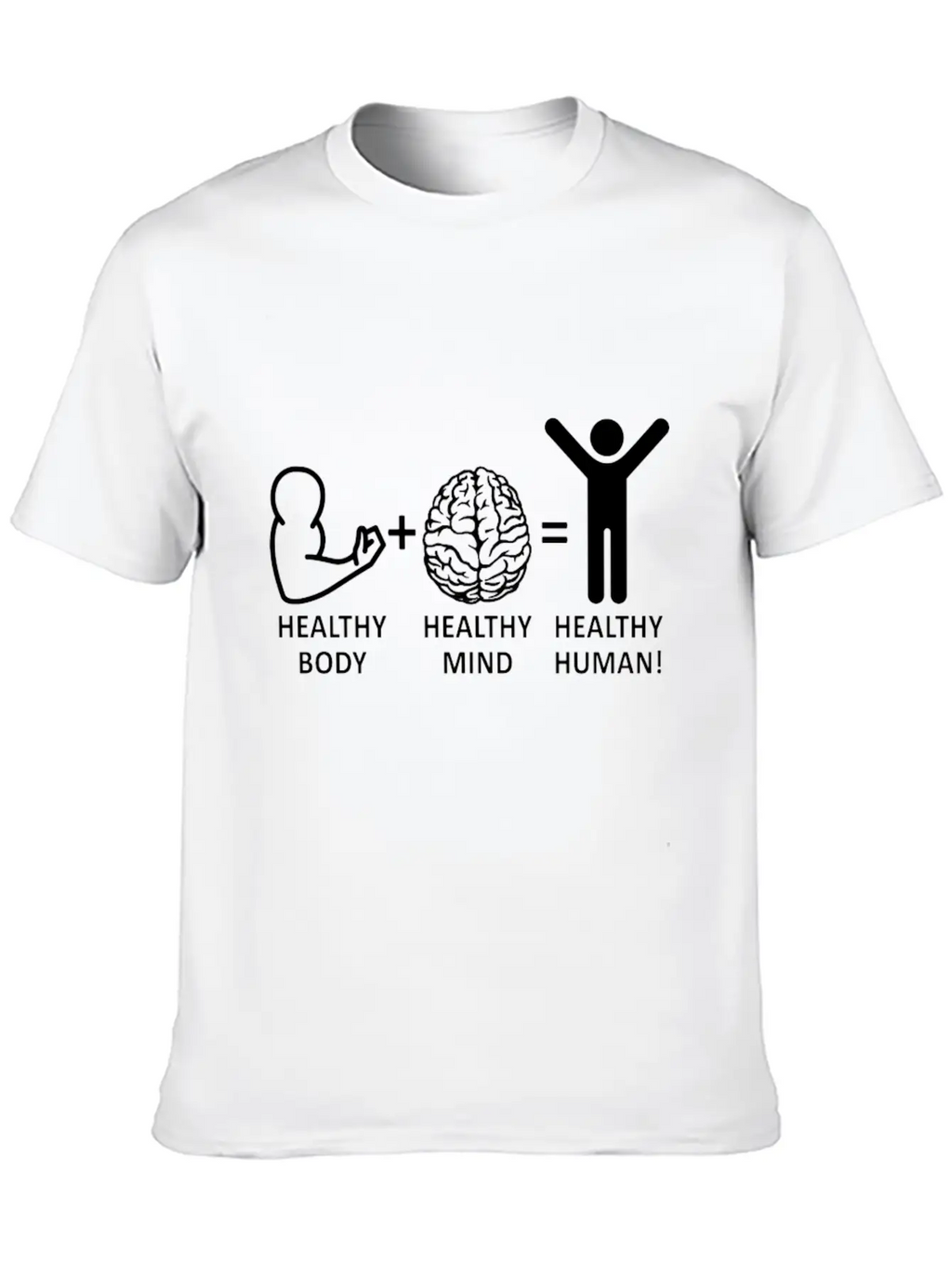 Mental Health Awareness Healthy Body Healthy Mind Relaxed Everyday Tee – Lightweight And Durable Cotton