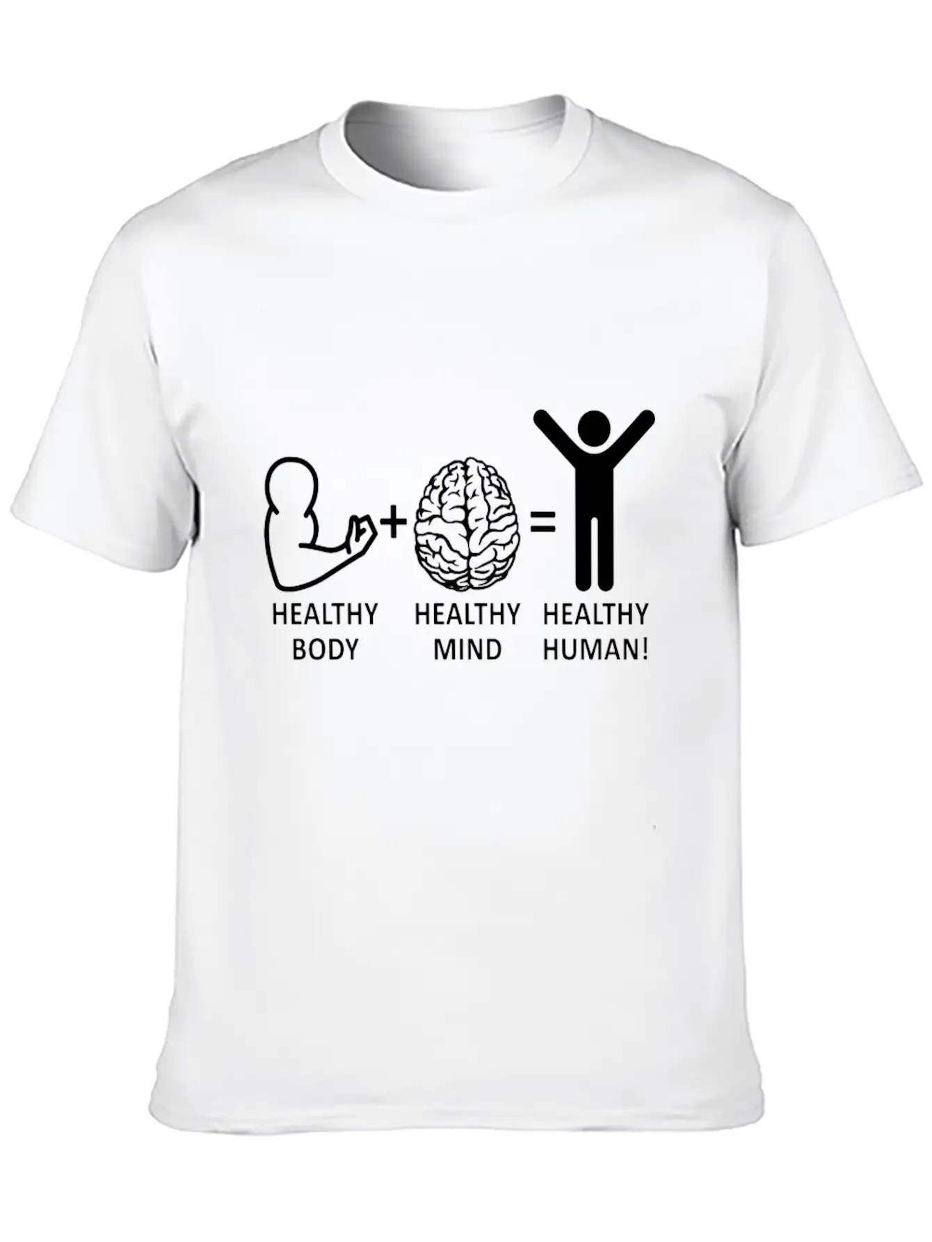 Mental Health Awareness Healthy Body Healthy Mind Relaxed Everyday Tee – Lightweight And Durable Cotton