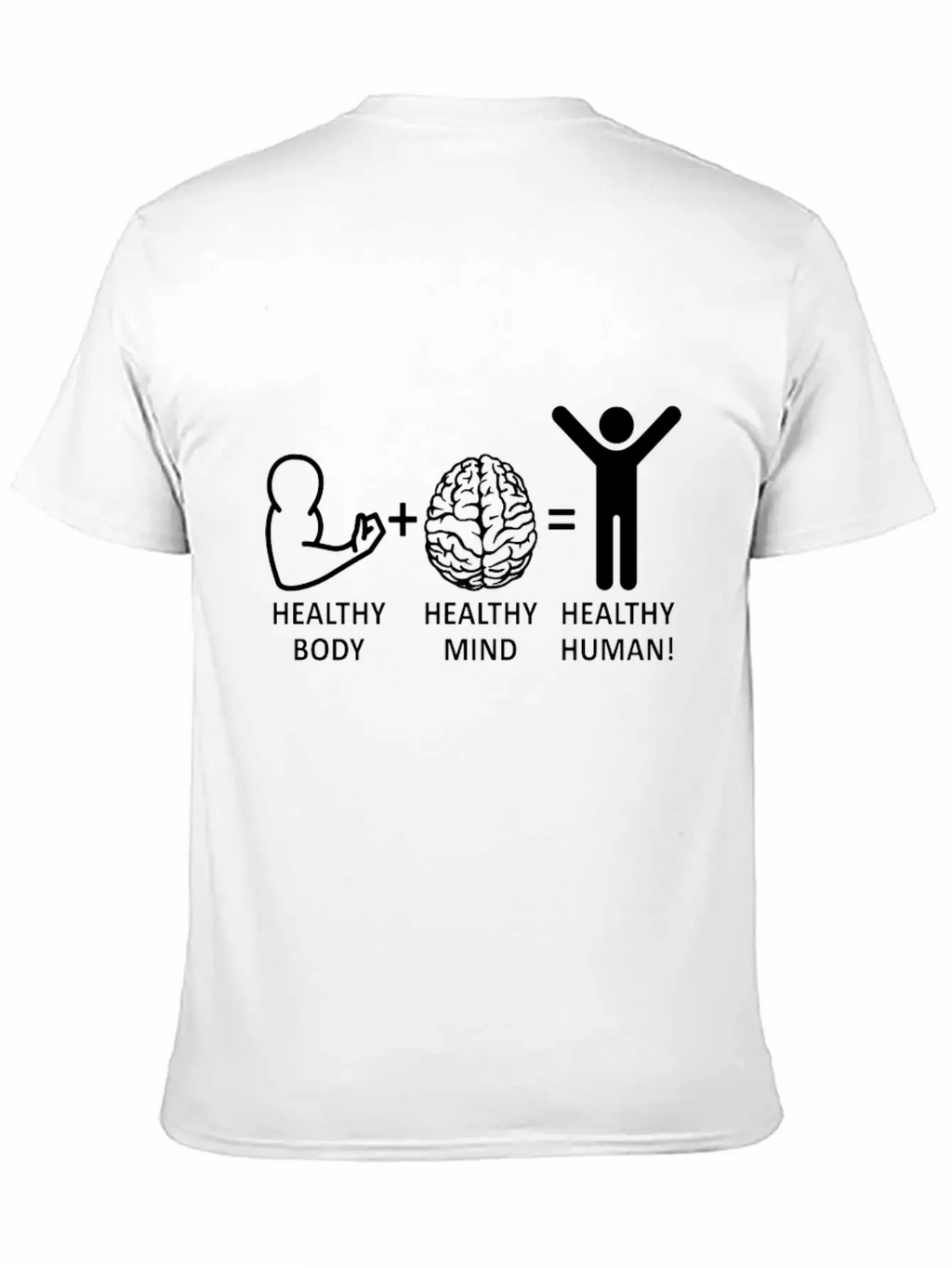 Mental Health Awareness Healthy Body Healthy Mind Relaxed Everyday Tee – Lightweight And Durable Cotton