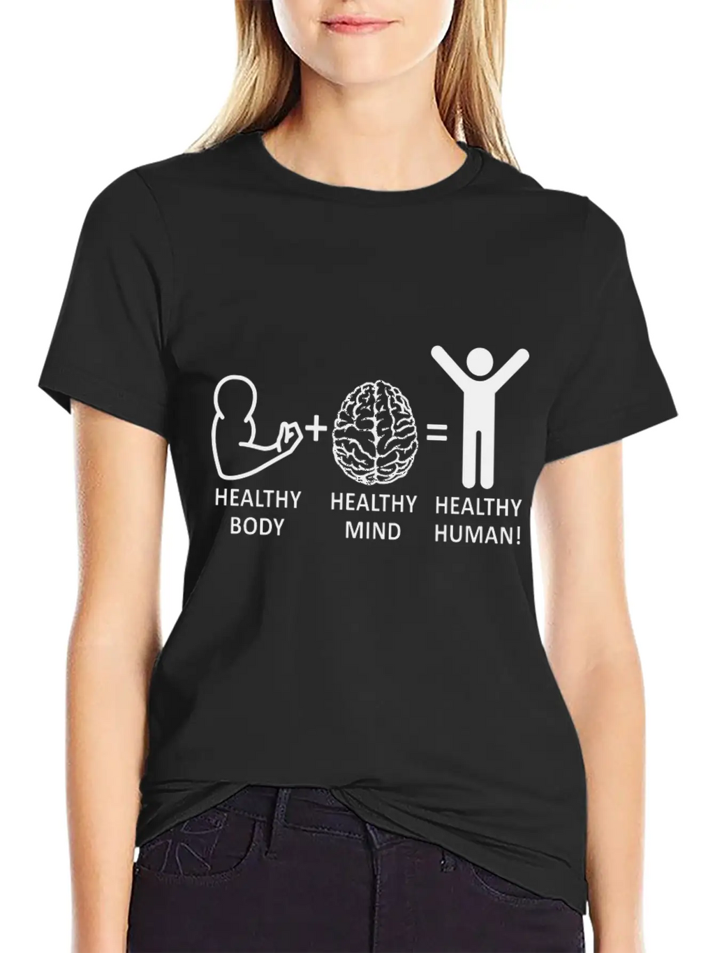 Mental Health Awareness Healthy Body Healthy Mind Relaxed Everyday Tee – Lightweight And Durable Cotton