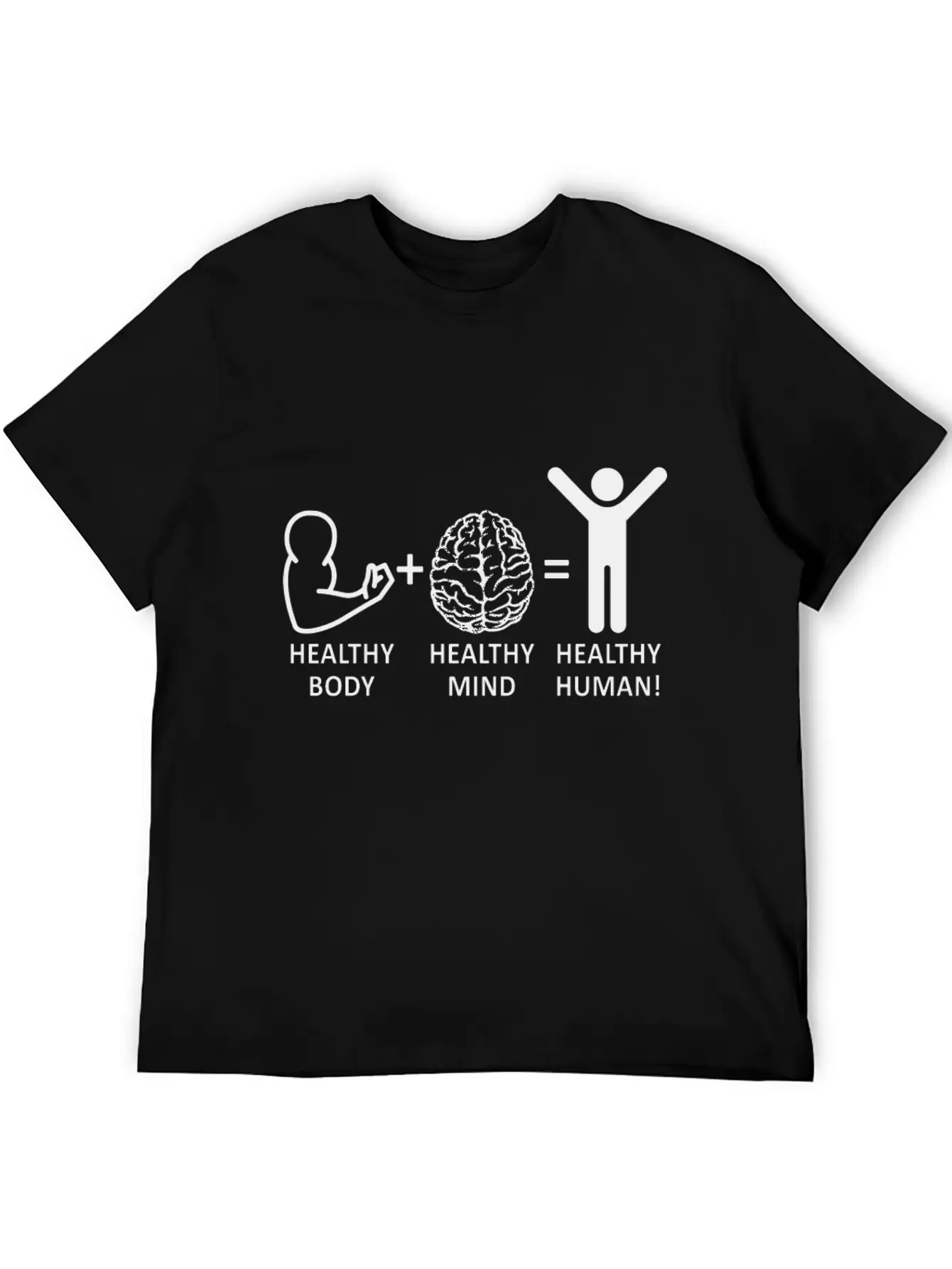 Mental Health Awareness Healthy Body Healthy Mind Relaxed Everyday Tee – Lightweight And Durable Cotton