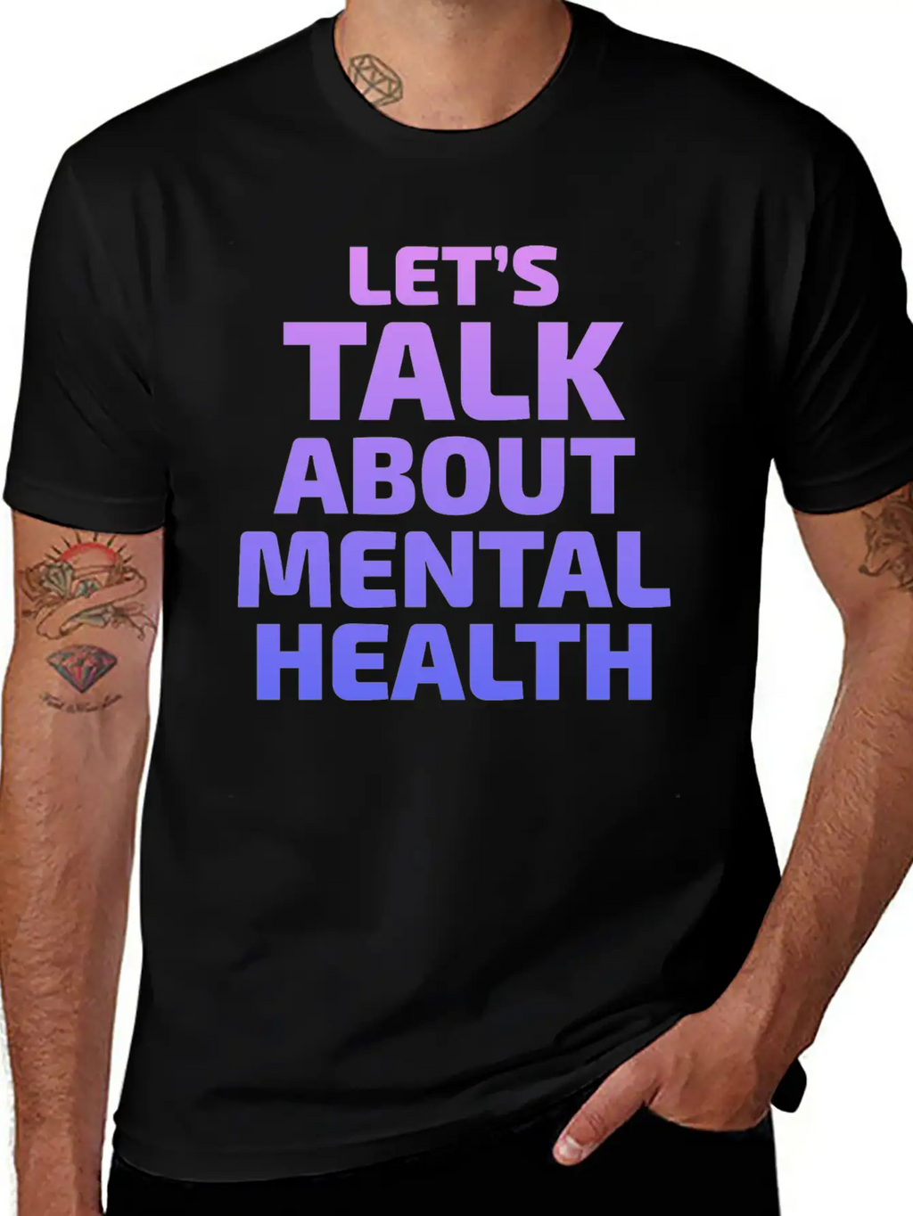 Mental Health Awareness Timeless Short Sleeve Tee – Comfy And Minimalist Design