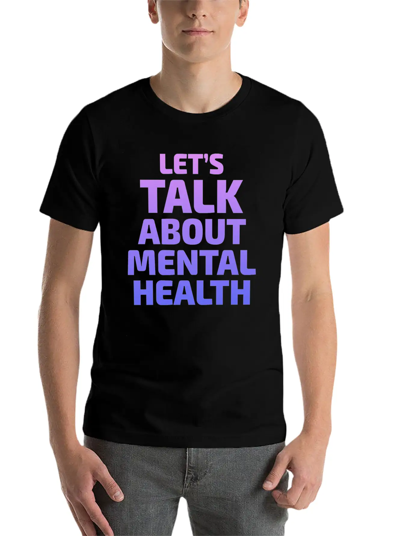 Mental Health Awareness Timeless Short Sleeve Tee – Comfy And Minimalist Design