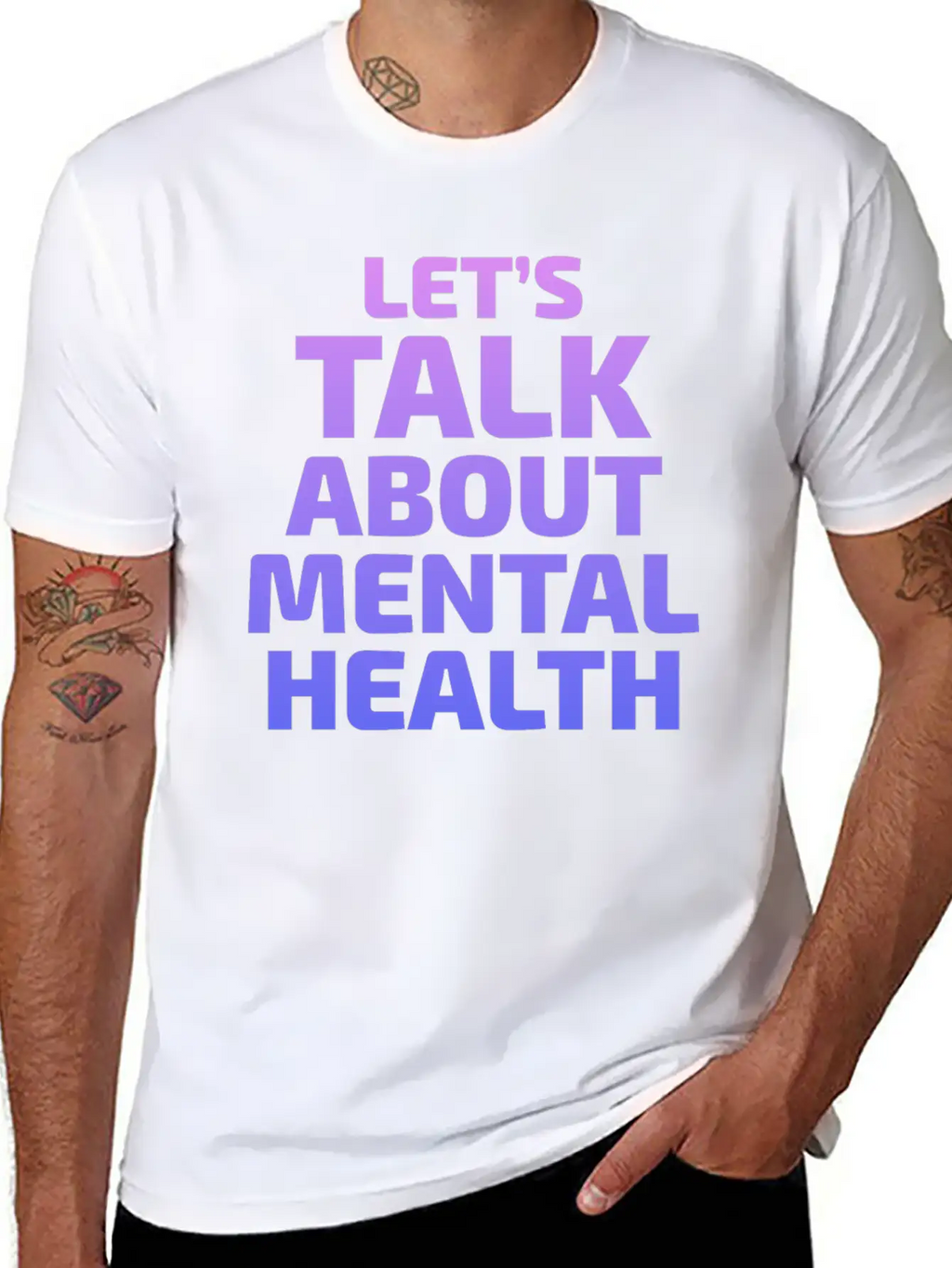 Mental Health Awareness Timeless Short Sleeve Tee – Comfy And Minimalist Design